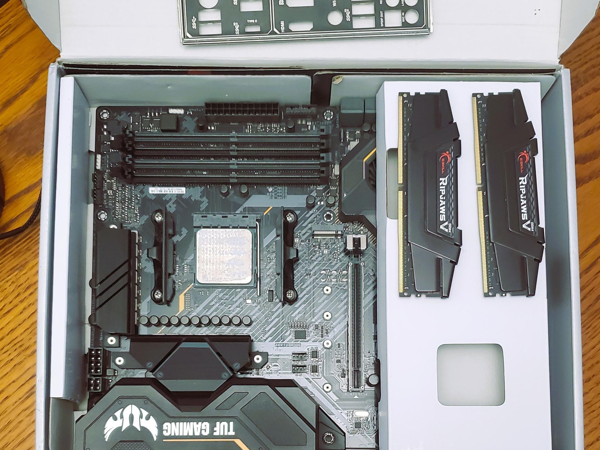 Pre-owned bundle AMD Ryzen 3950X CPU, ASUS TUF Gaming X570 BOARD, G.SKILL RipJaw 32GB RAM, Cooler