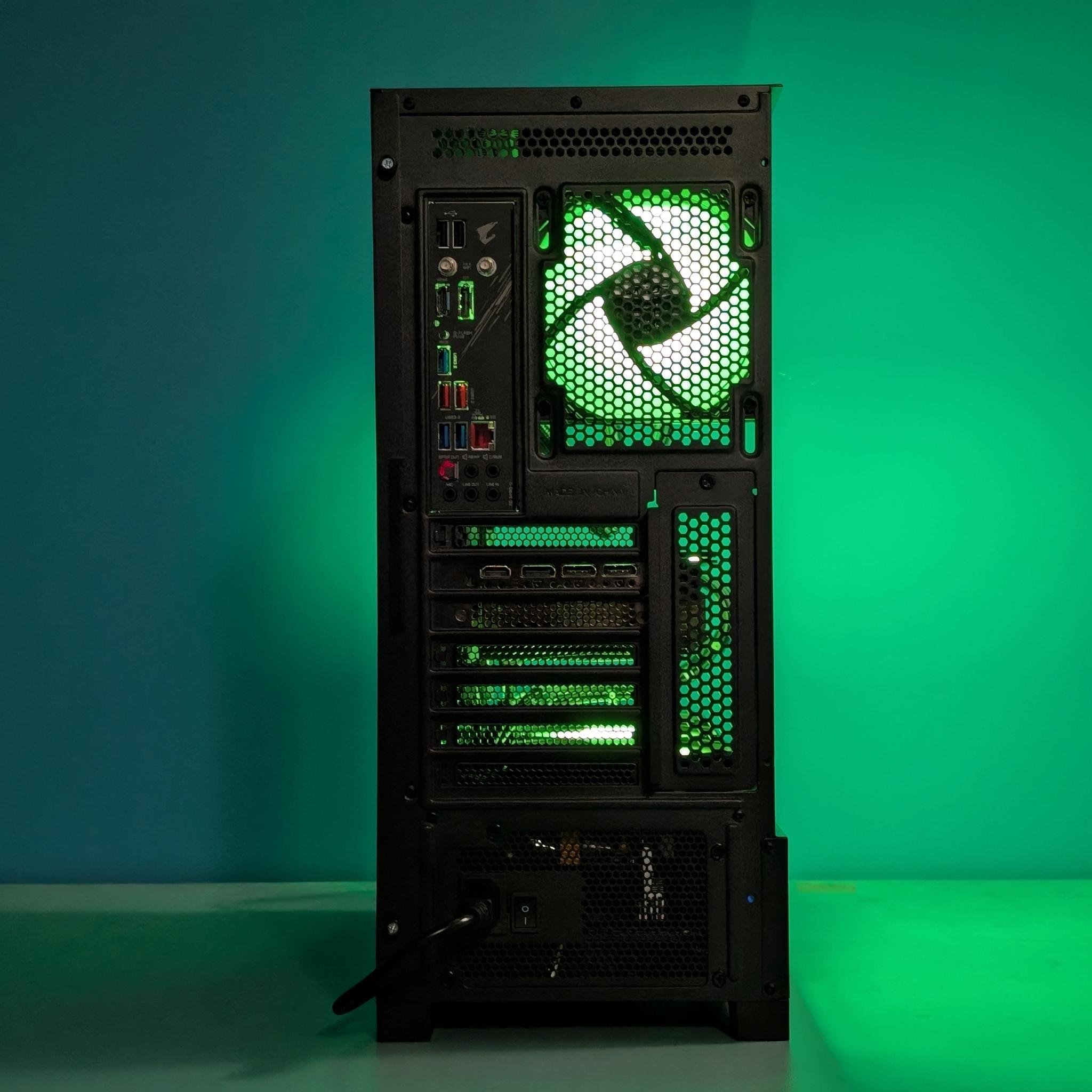 Panoramic RGB Gaming PC | RTX 3080 | Ryzen 7 5800XT | 32GB RAM | AIO Liquid Cooled