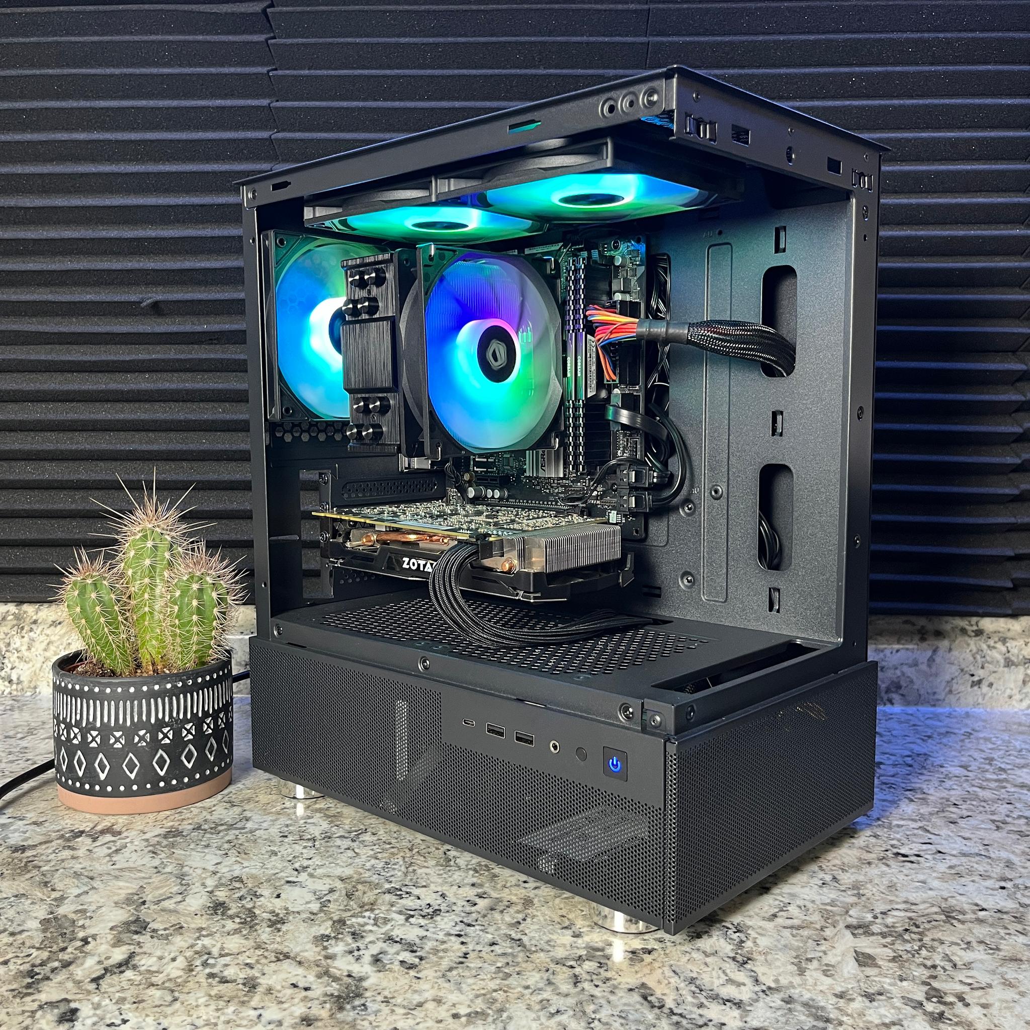 Black RGB Gaming PC | i3 10100F + GTX 1070 8GB | 16GB
