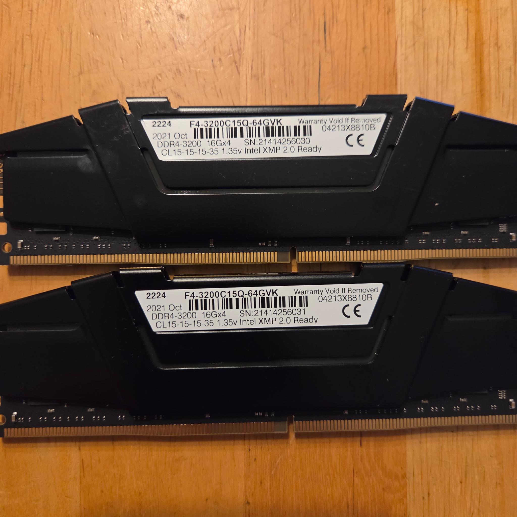 G.Skill Rip Jaws DDR4-3200 16x2