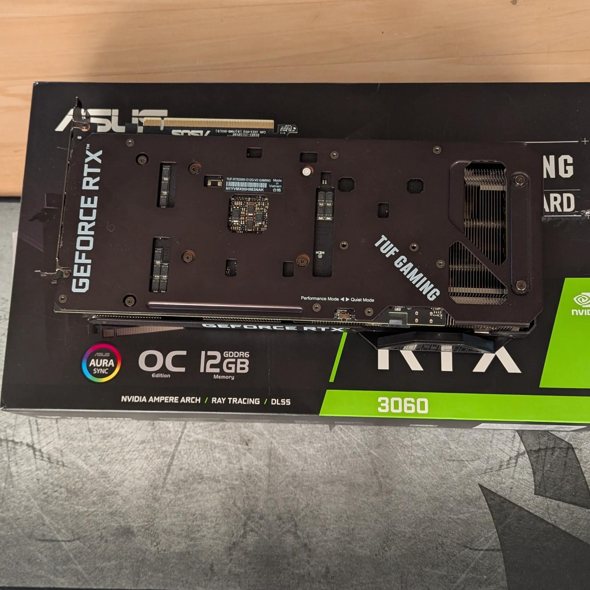 🛡️ ASUS TUF RTX 3060 OC Edition – Durable, Cool, 12GB VRAM | TUF Performance 🔥