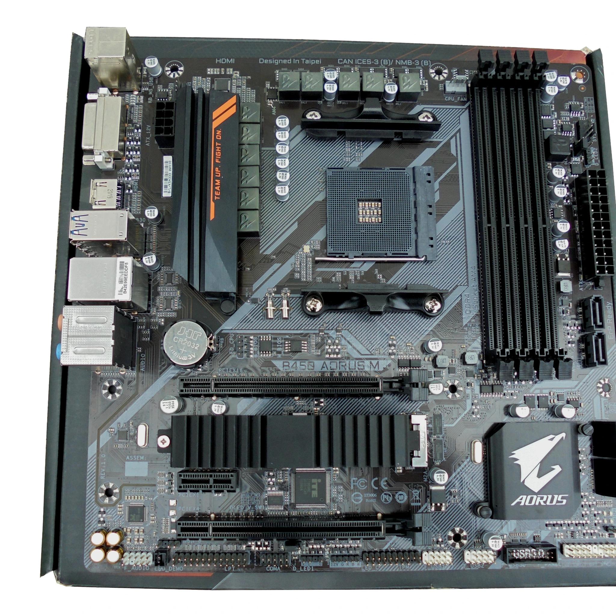 Gigabyte Aorus M Gaming B450 AM4 mATX Motherboard