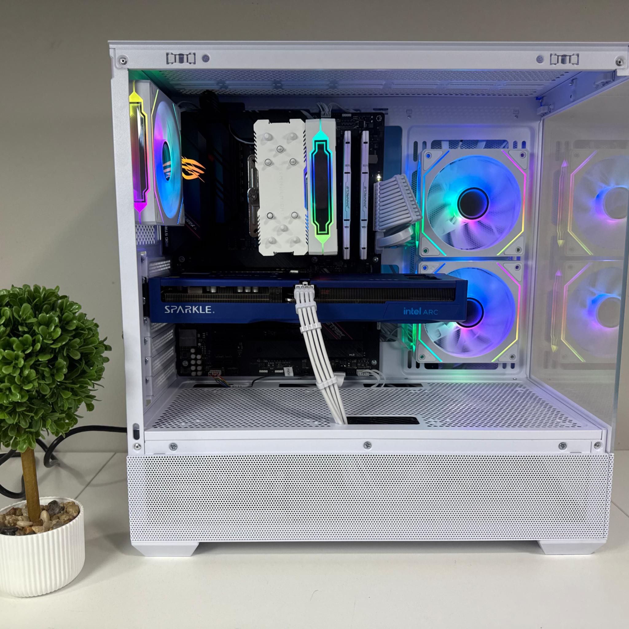 Intel B580 | Ryzen 7 5700 X | 32GB DDR4 | 1TB SSD | 650W Gold PSU | ARGB Fans | Windows 11 PRO