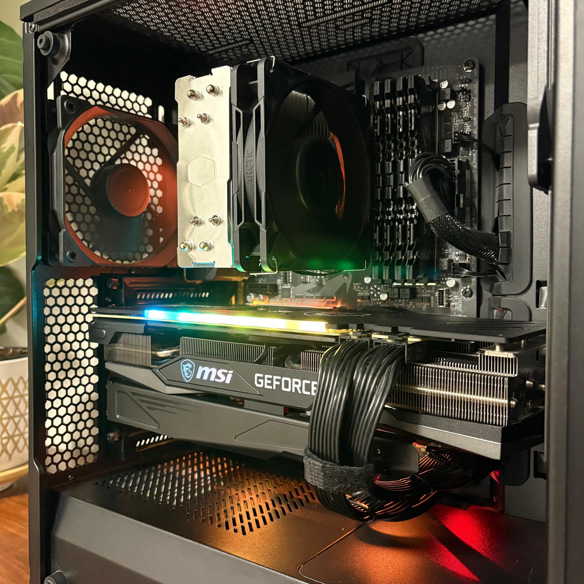 RTX 3070 | Ryzen 5 5600X | 32GB DDR4 | 1.5TB NVMe SSD | 650W PSU | 3x 120mm Fans | ATX Case