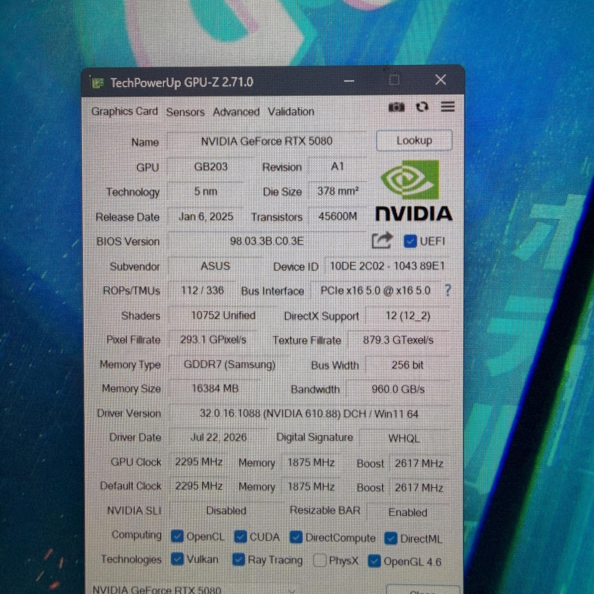 High-end gaming PC RTX 5080 Ultra 9 285k 64GB DDR5 RAM