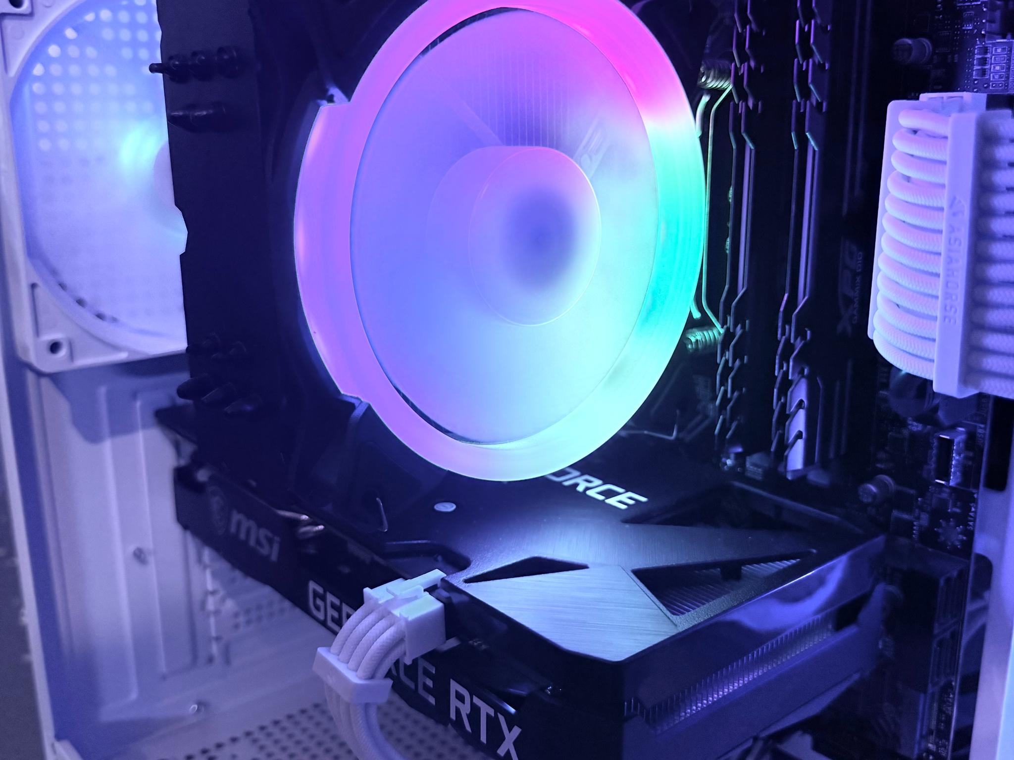 ⚪️"Opal Halo"🌈| 1440p Gaming | i7 12700F | RTX 3060 12GB | 32G Ram | 1TB Storage | Free Shipping