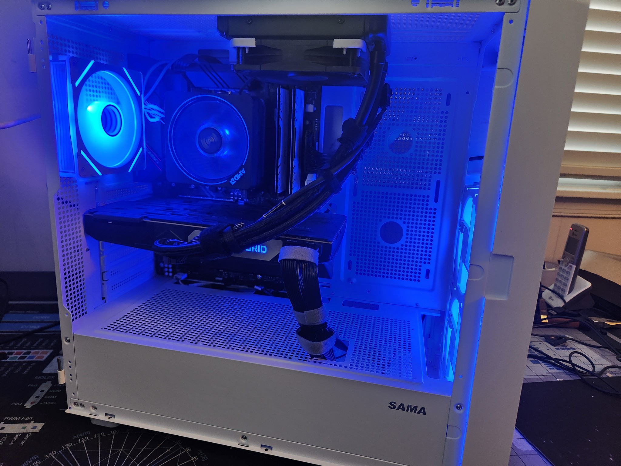 Asuka 02: BLUE THUNDER! Custom RTX GAMING and STREAMING PC!!!