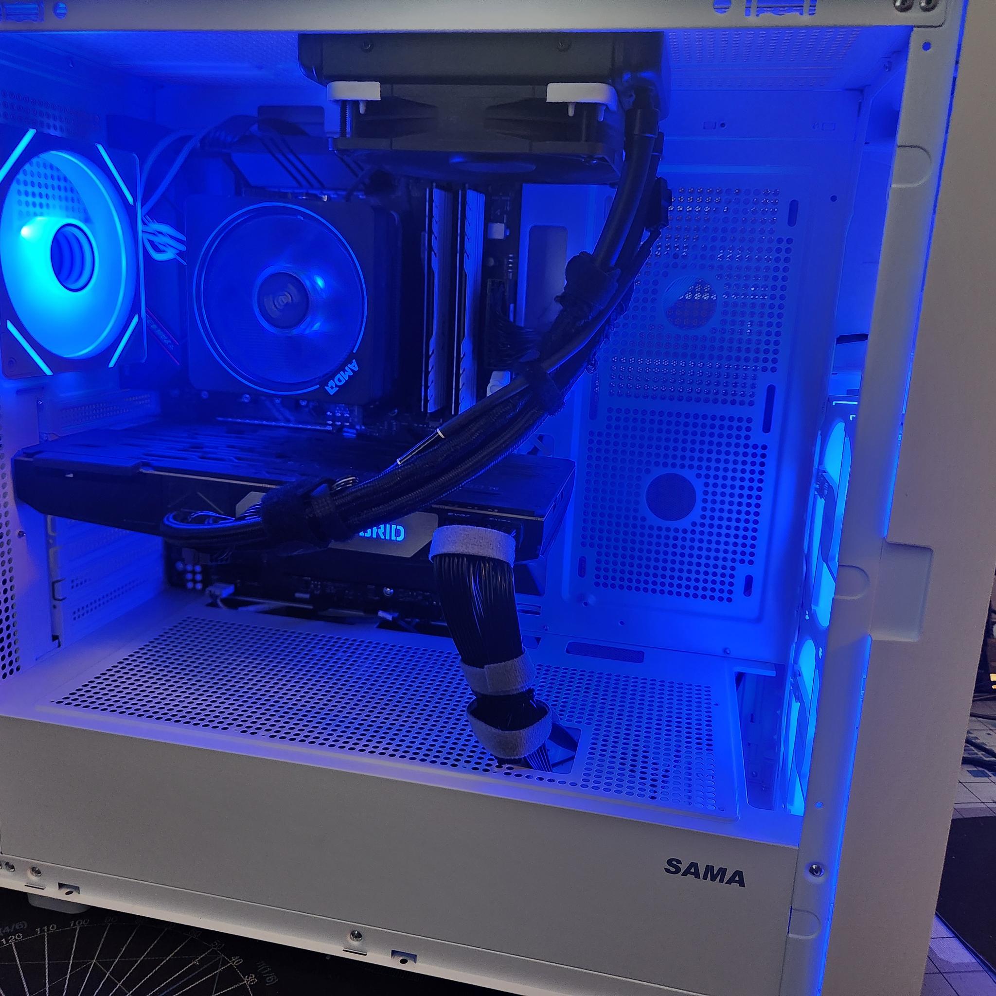 Asuka 02: BLUE THUNDER! Custom RTX GAMING and STREAMING PC!!!