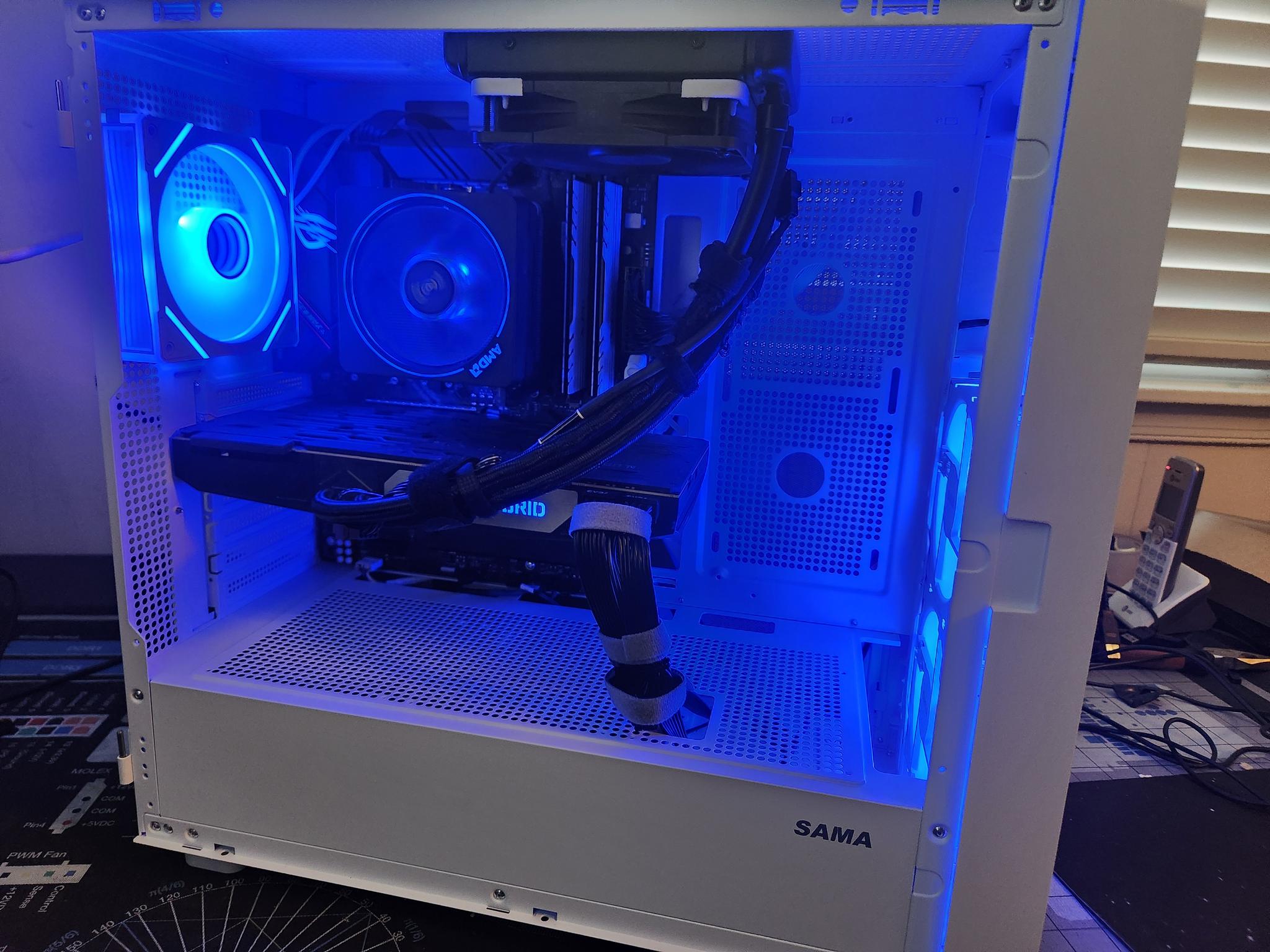 Asuka 02: BLUE THUNDER! Custom RTX GAMING and STREAMING PC!!!
