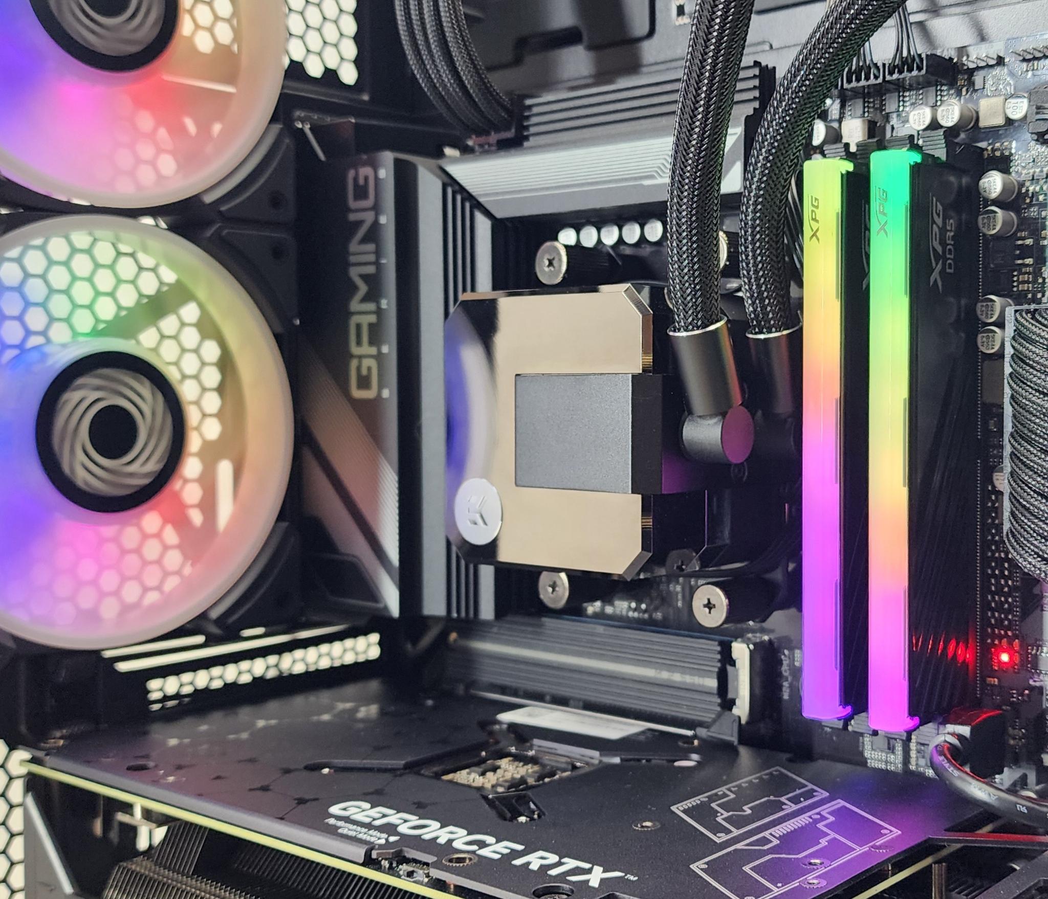 Gaming PC Ryzen 7 9700X 32GB RAM 1TB SSD RTX 4070 Ti SUPER 16GB Windows 11 Computer