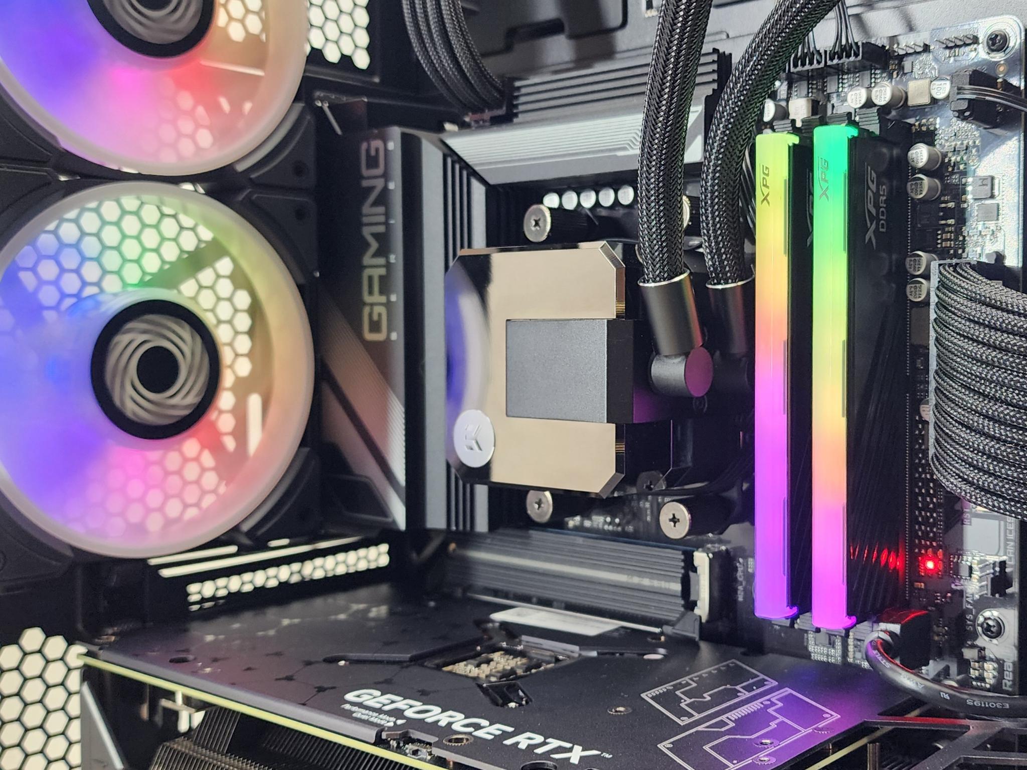 Gaming PC Ryzen 7 9700X 32GB RAM 1TB SSD RTX 4070 Ti SUPER 16GB Windows 11 Computer