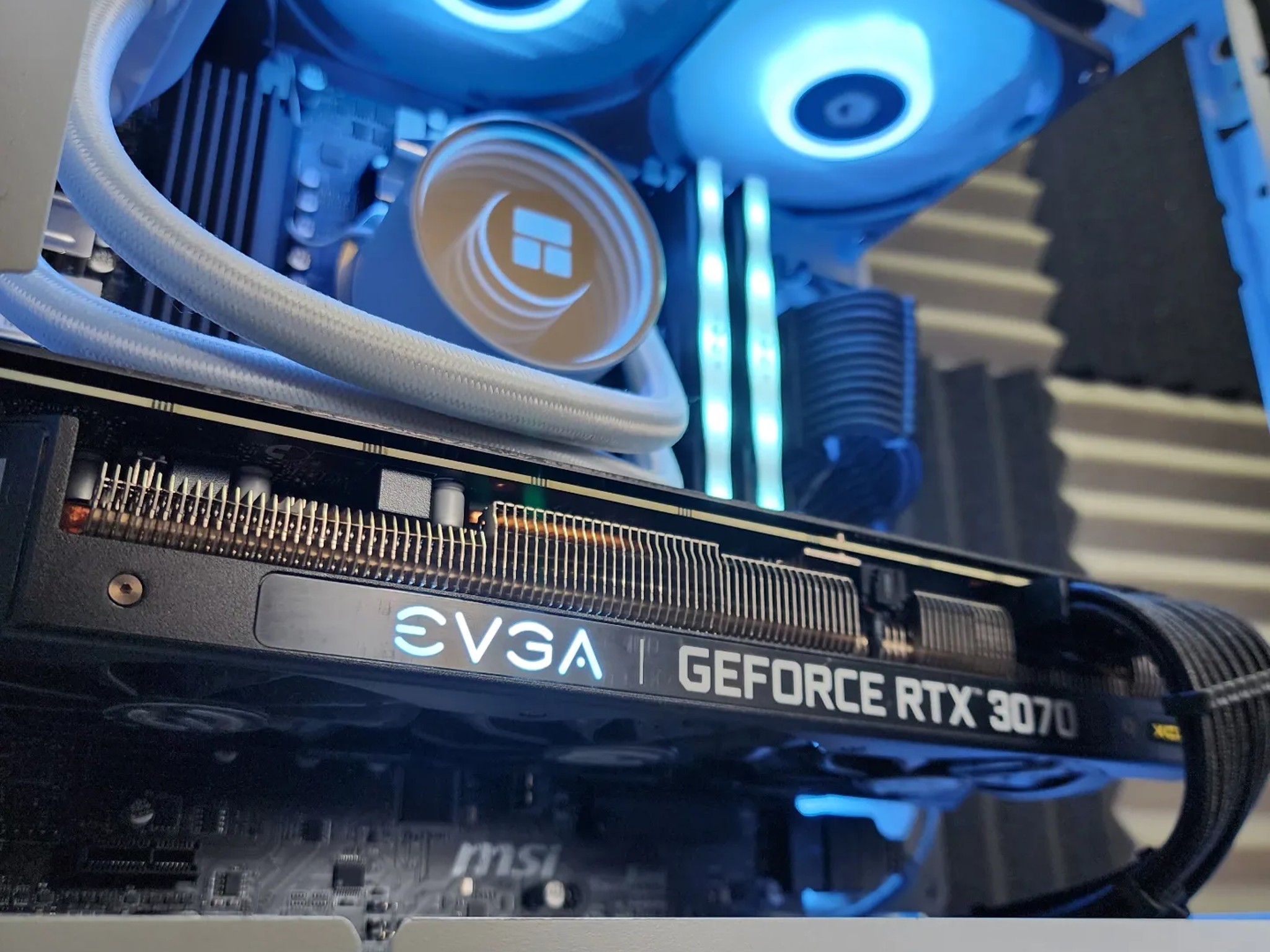💙🤍💙EVGA RTX 3070 XC3 // AMD Ryzen 7 5700G // Zenith RGB 16GB 3200MHz // MSI M371 1TB NVMe SSD