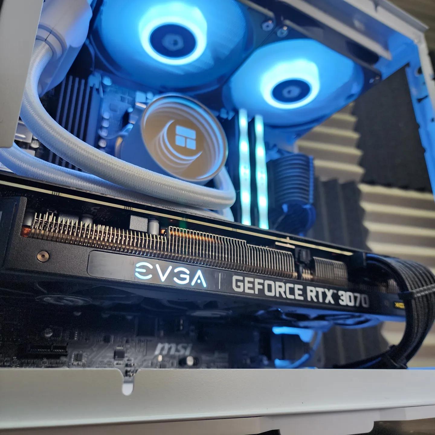 💙🤍💙EVGA RTX 3070 XC3 // AMD Ryzen 7 5700G // Zenith RGB 16GB 3200MHz // MSI M371 1TB NVMe SSD