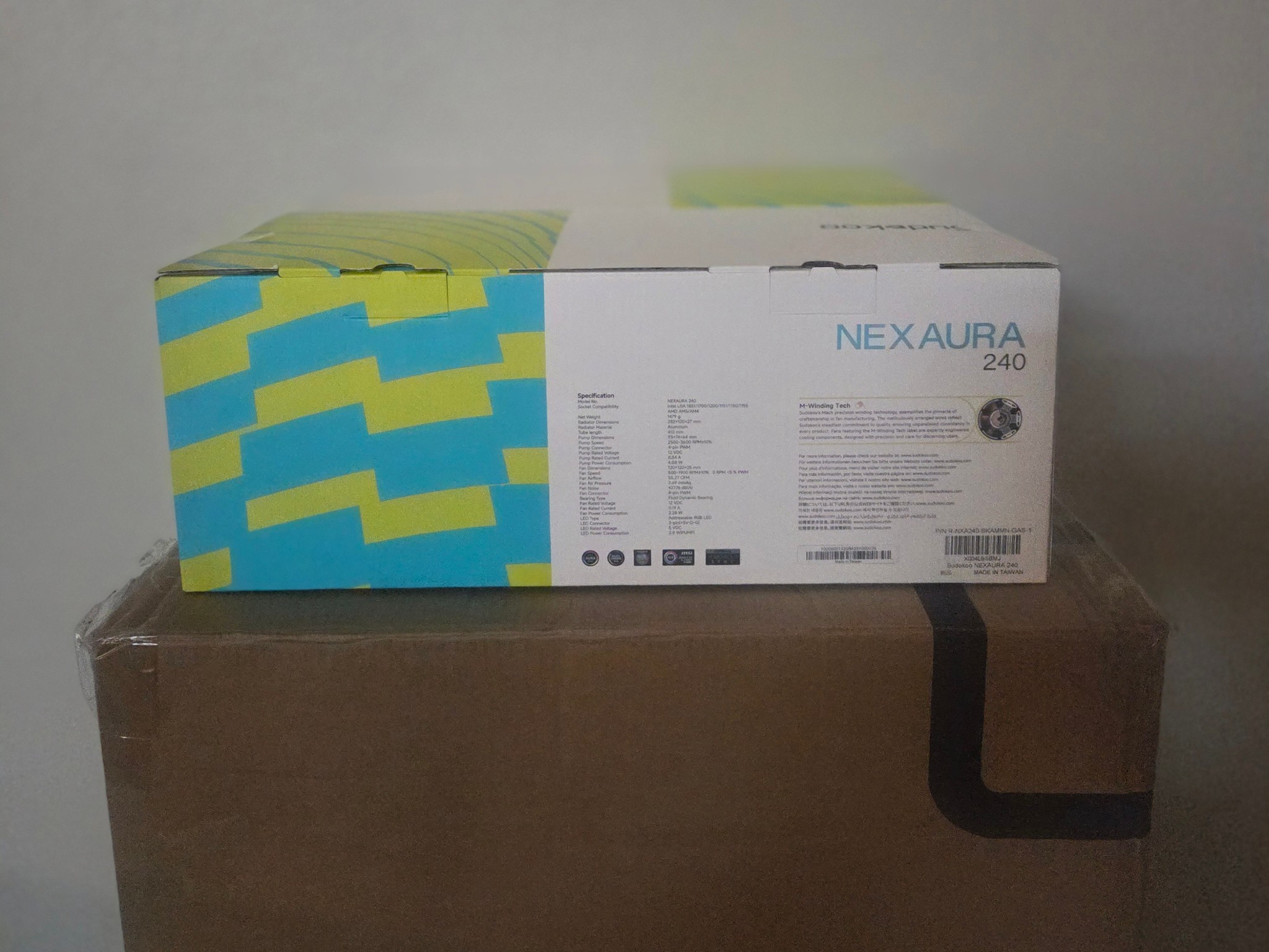 AIO CPU COOLER Sudokoo NEXAURA 240 Black Edition Infinity Mirrors Plus Edition
