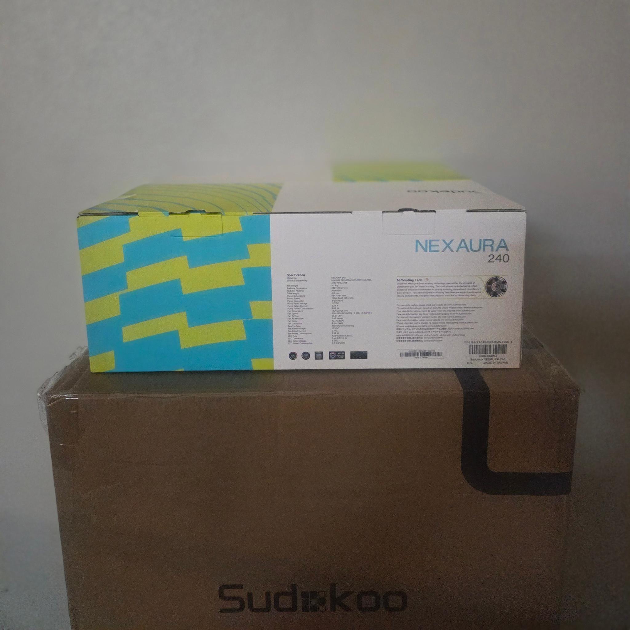 AIO CPU COOLER Sudokoo NEXAURA 240 Black Edition Infinity Mirrors Plus Edition