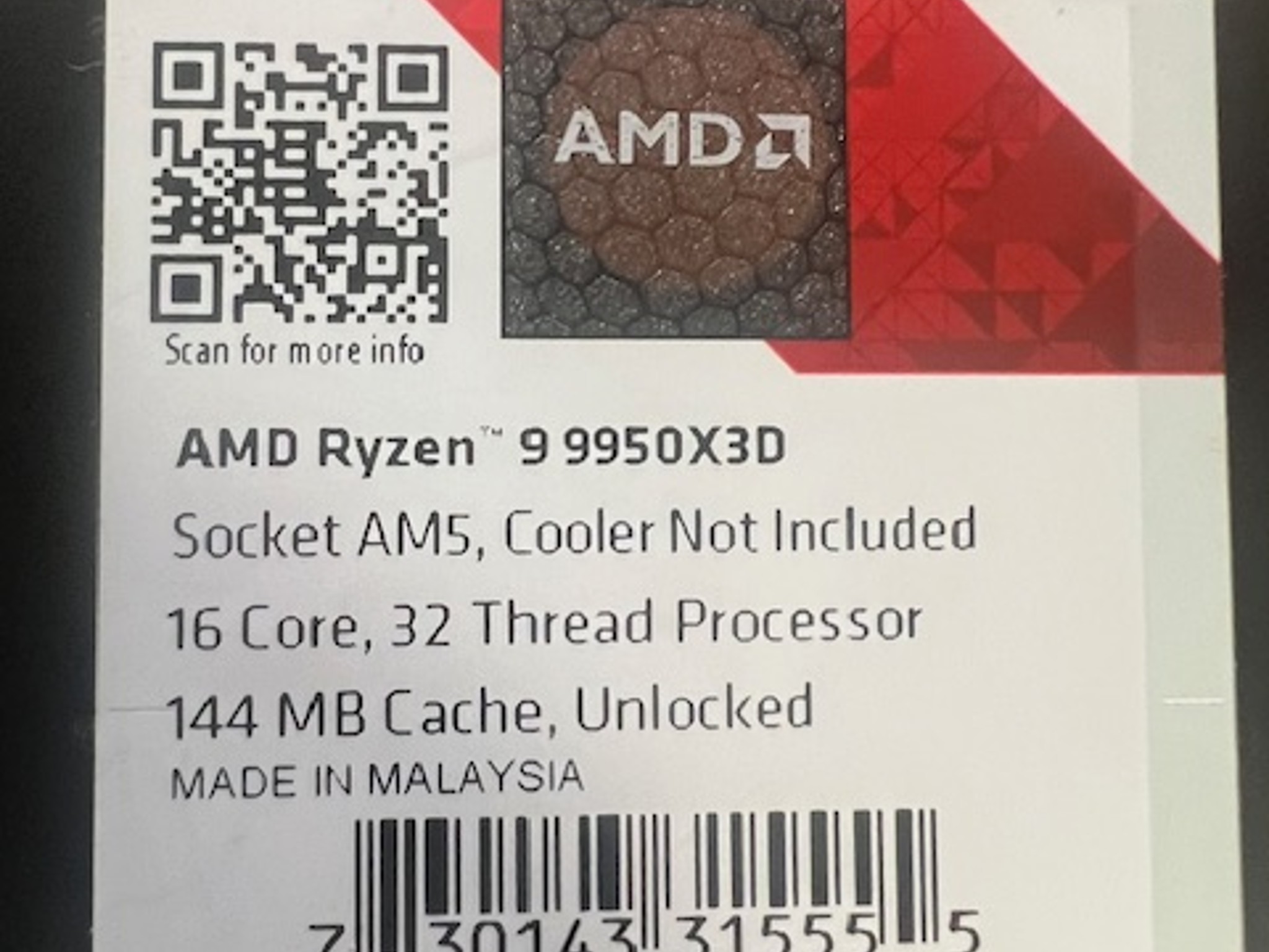 AMD Ryzen 9 9950X3D, ASUS B650-E TUF Gaming WiFi AM5, G.Skill Flare X5 Series 32GB DDR5-6000 CL32