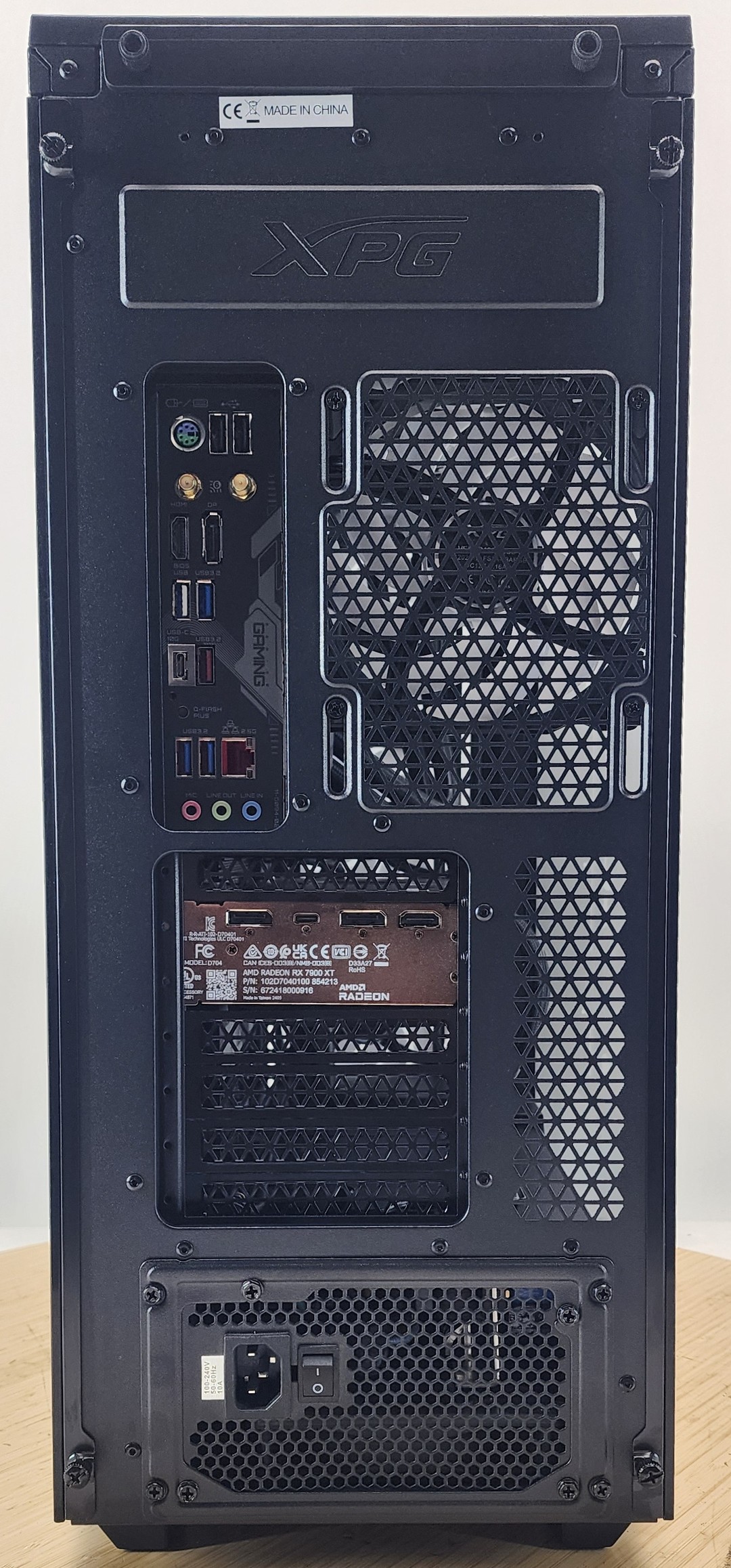 Gaming PC Ryzen 7 7800X3D 32GB RAM 2TB SSD RX 7900 XT 20GB Windows