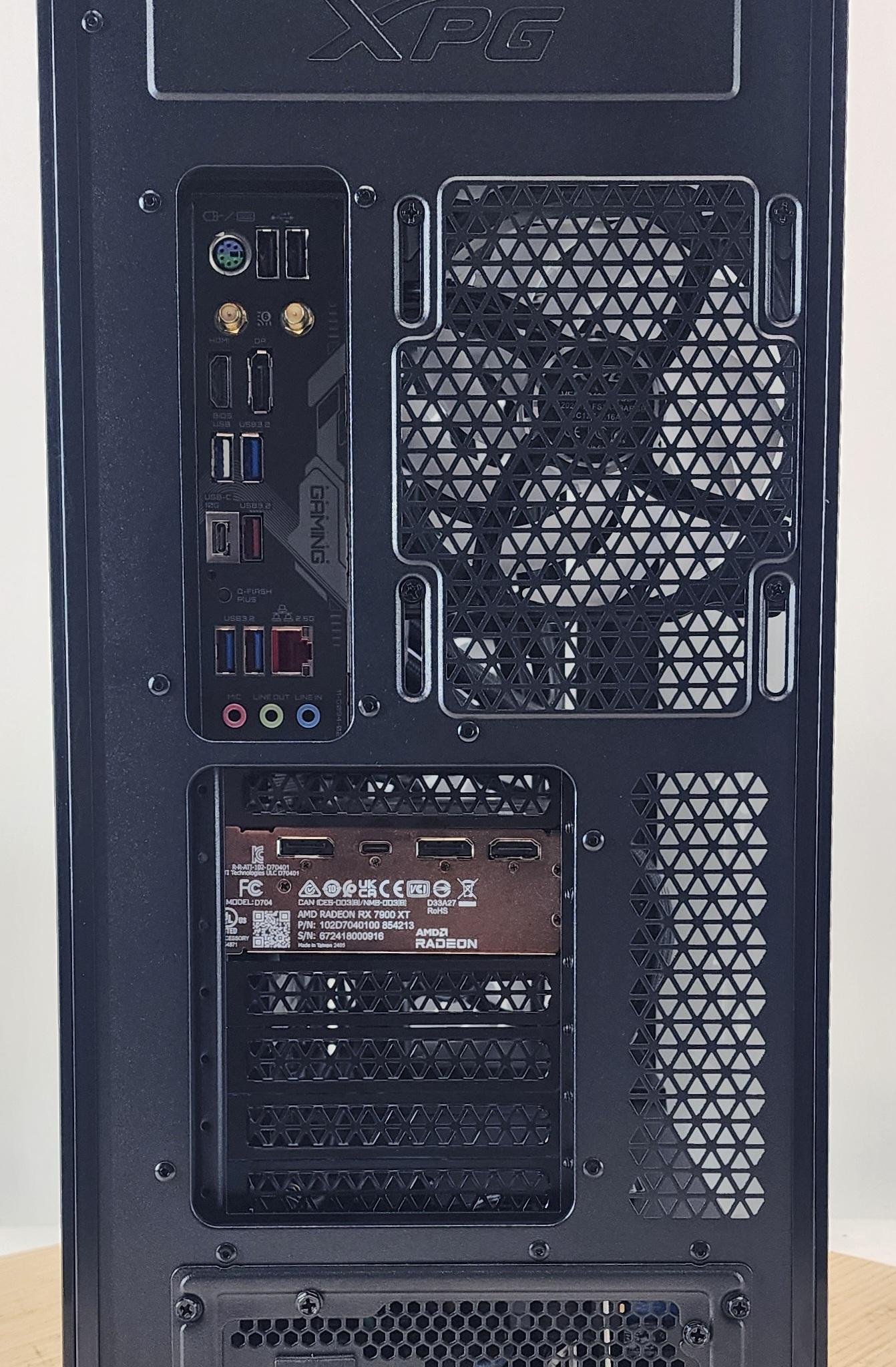 Gaming PC Ryzen 7 7800X3D 32GB RAM 2TB SSD RX 7900 XT 20GB Windows 11 Computer