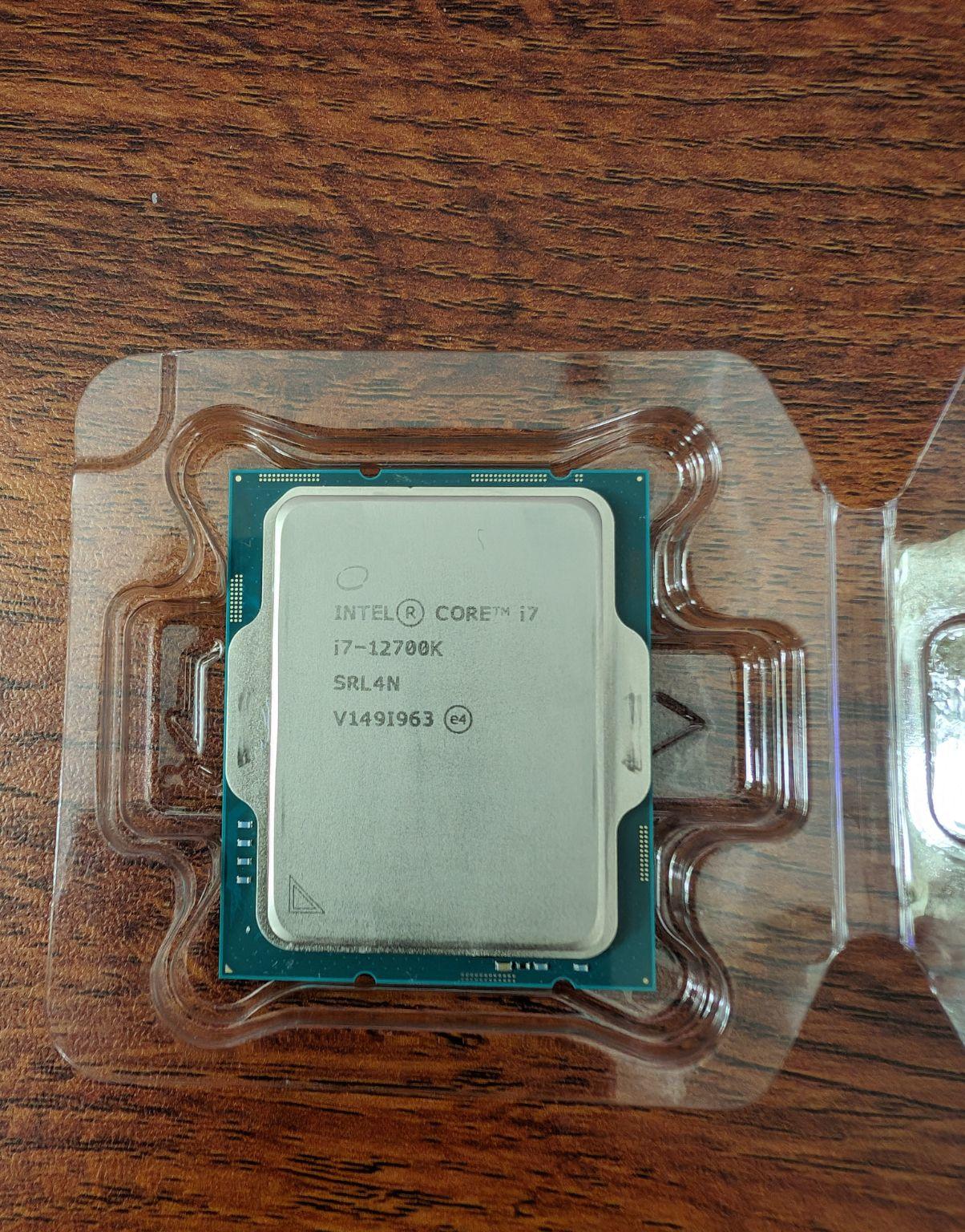 Intel core i7-12700K cpu