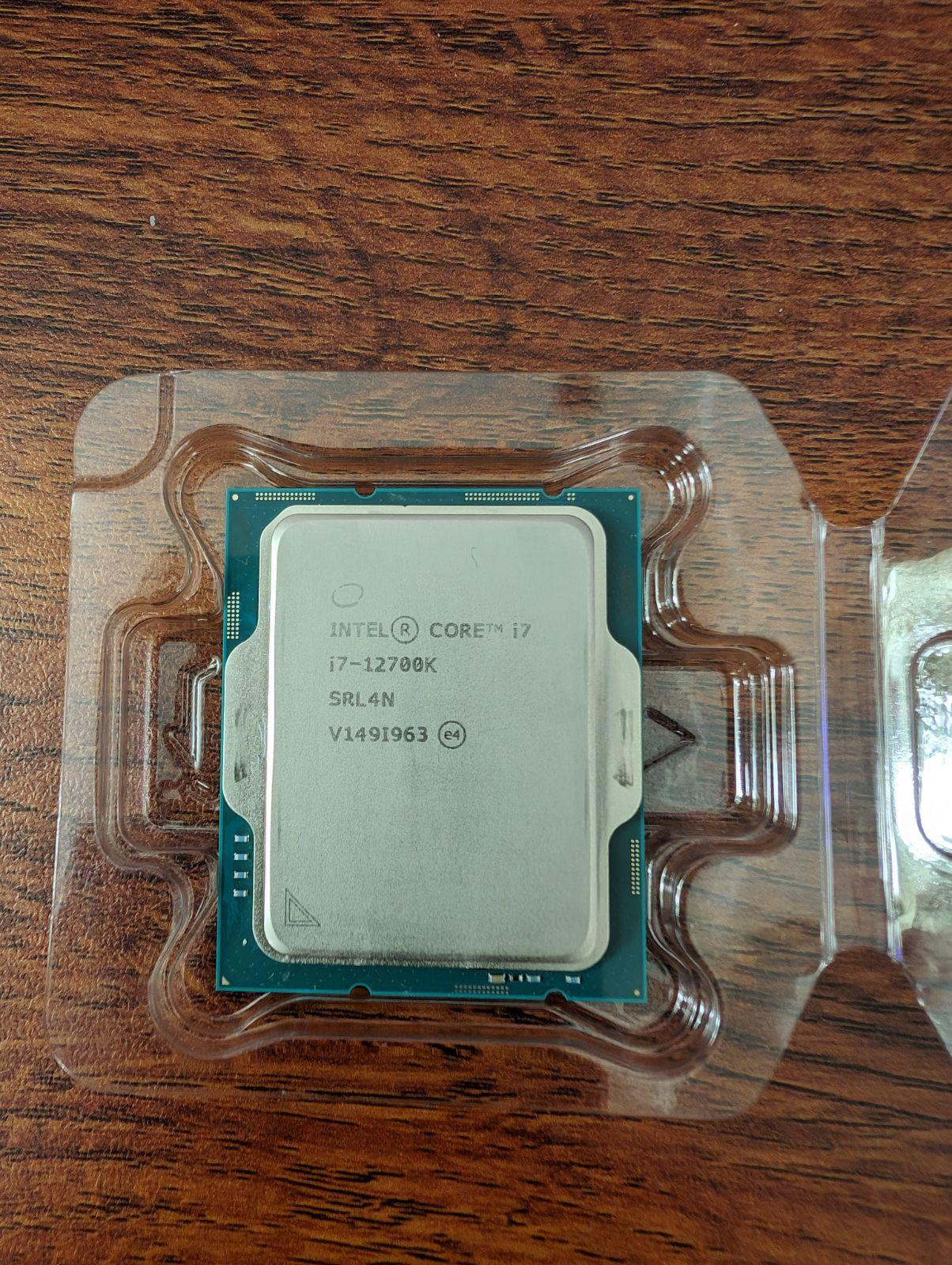 Intel core i7-12700K cpu