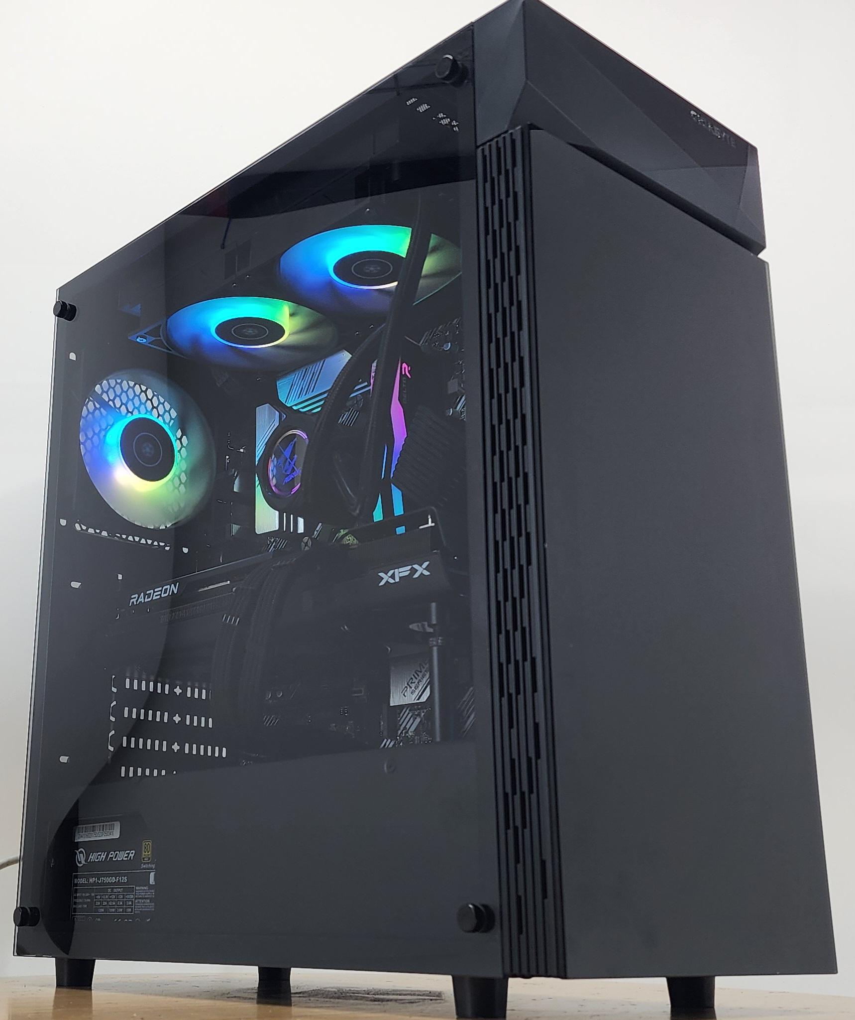 Gaming PC Ryzen 9 5950X 32GB RAM 1TB SSD RX 7800 XT 16GB Win11 Computer