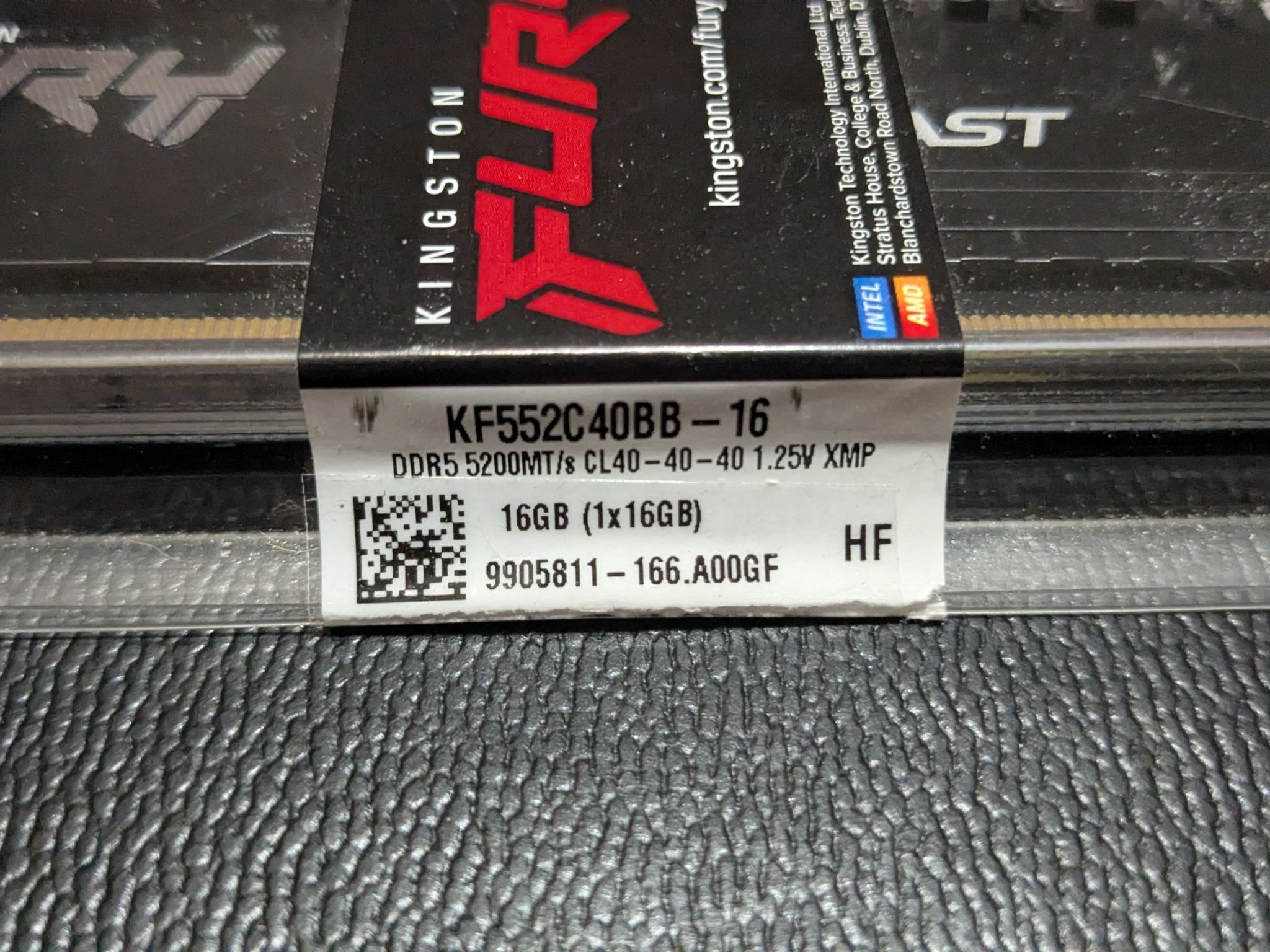 Kingston Fury 16gb DDR5 5200 CL40