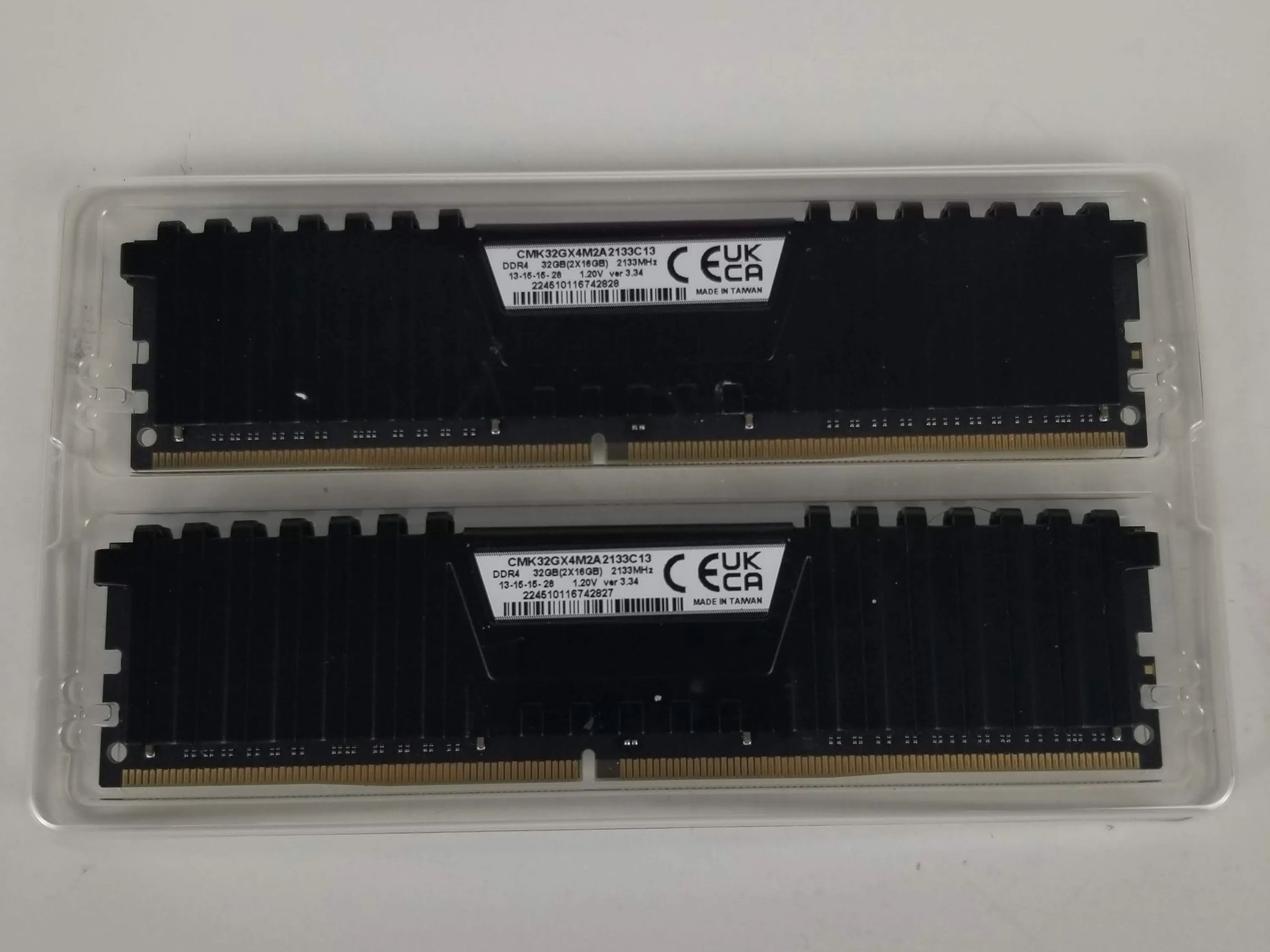 Corsair Vengence DDR4 2x16gb 32gb memory 2133mhz
