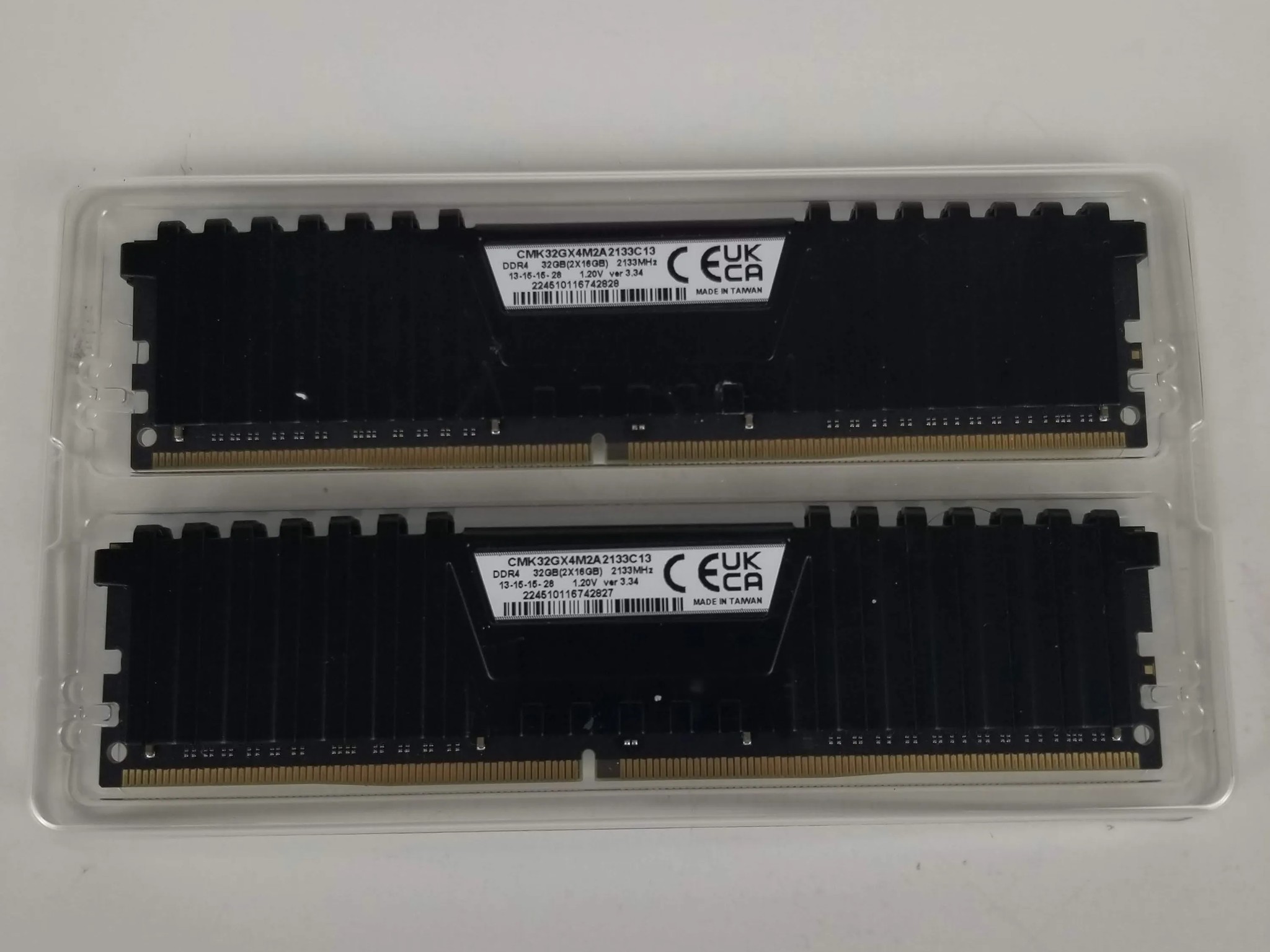 Corsair Vengence DDR4 2x16gb 32gb memory 2133mhz