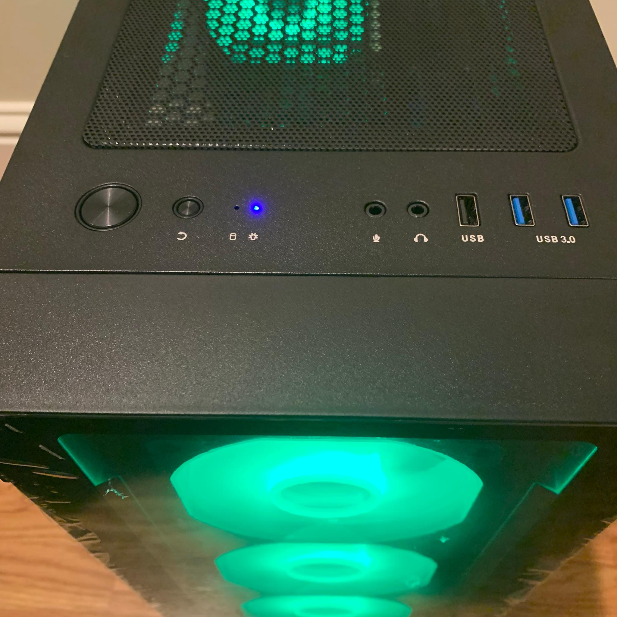NVIDIA GTX 980 i5 7500 CUSTOM GAMING PC 16GB DDR4 512GB SSD RGB LIGHTING WINDOWS 10 INSTALLED
