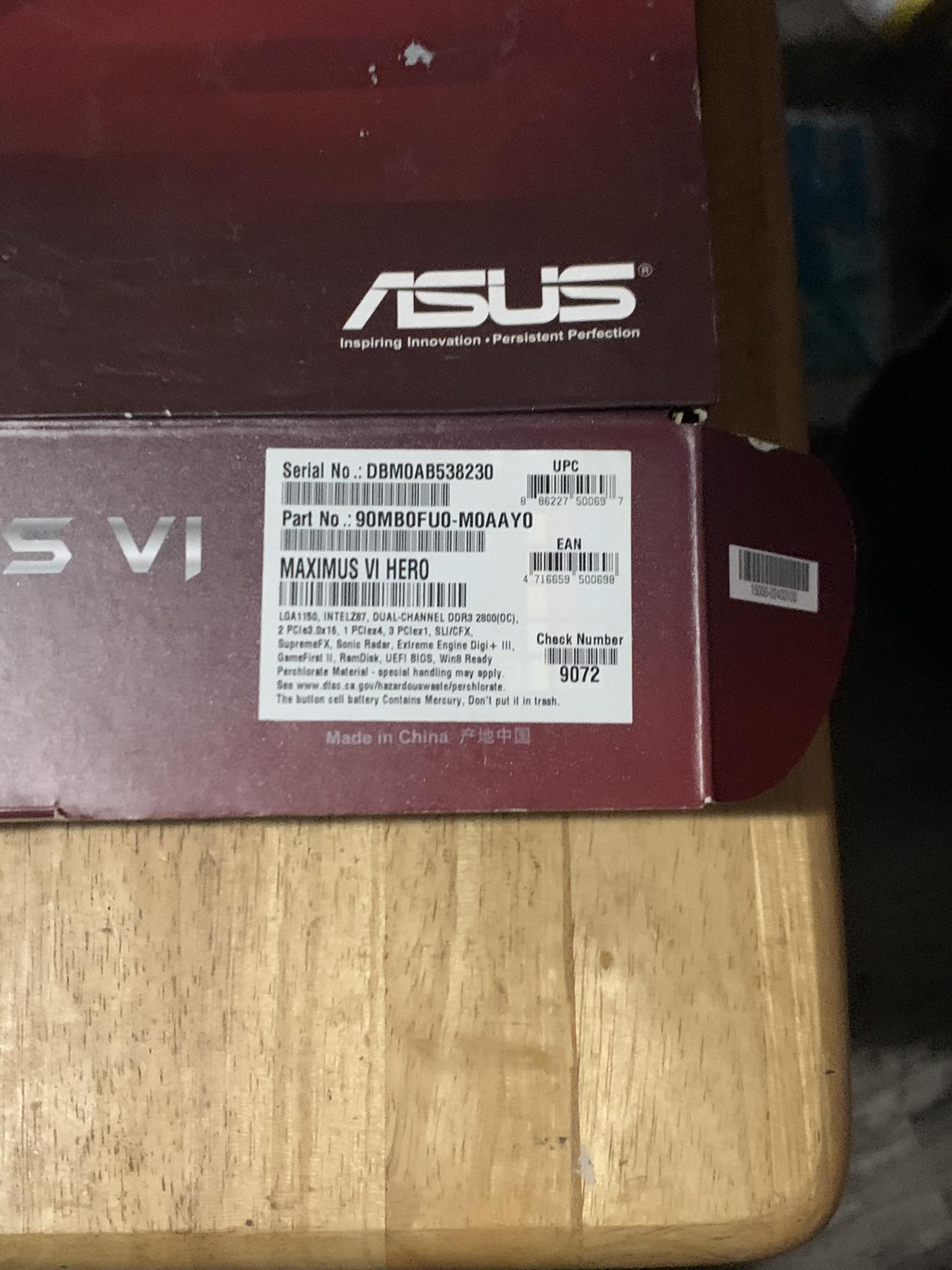 ASUS MAXIMUS VI HERO, LGA 1150, Intel Motherboard