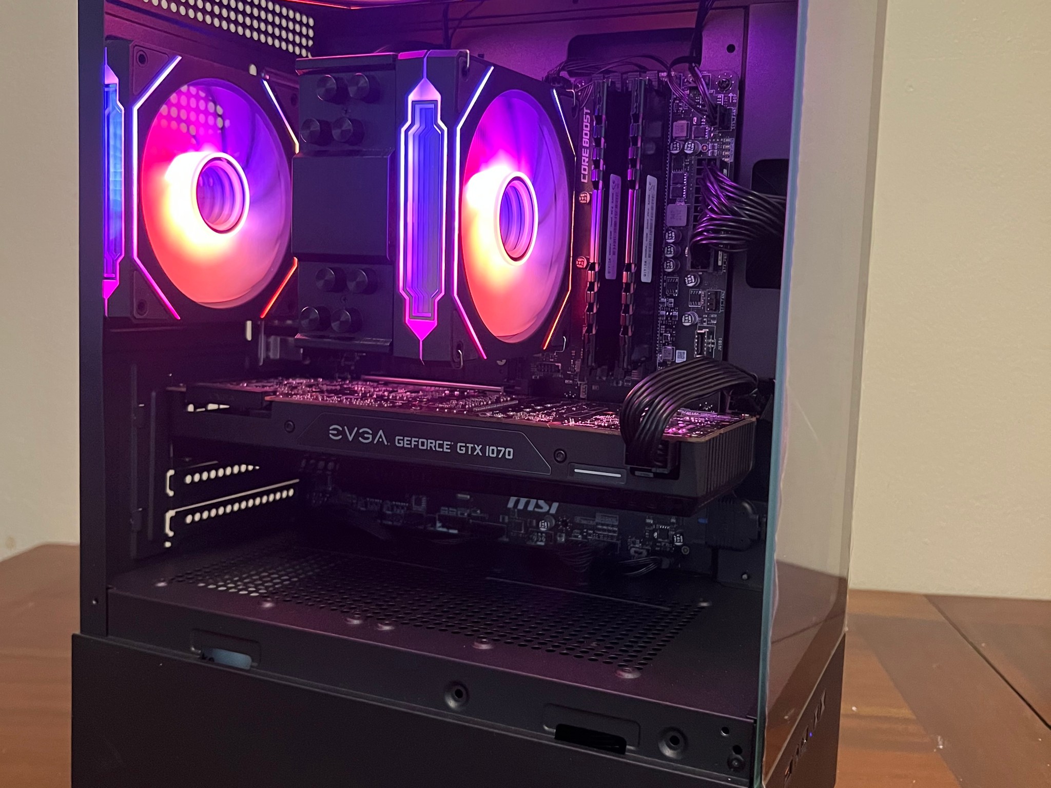 Ryzen R5 2600 Gaming PC GTX 1070 512GB NVME SSD 16GB RAM WIFi WINDOWS 11 Pro