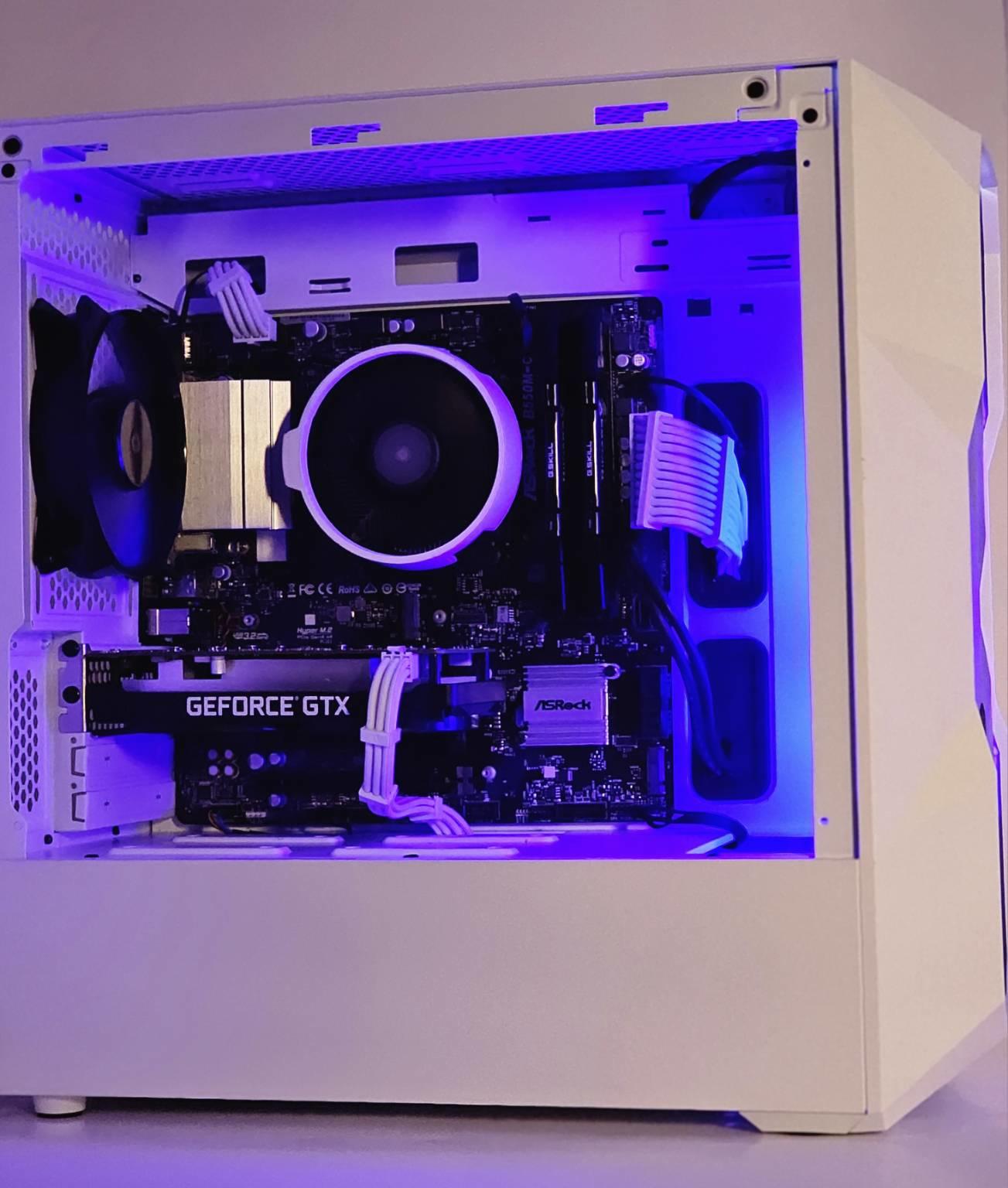 BUDGET ⚫OREO BEAST🥛GAMING PC | RYZEN 5 3600 | NVIDIA 1650 | 16GB | 1TB | WIN 11 | WIFI/BT