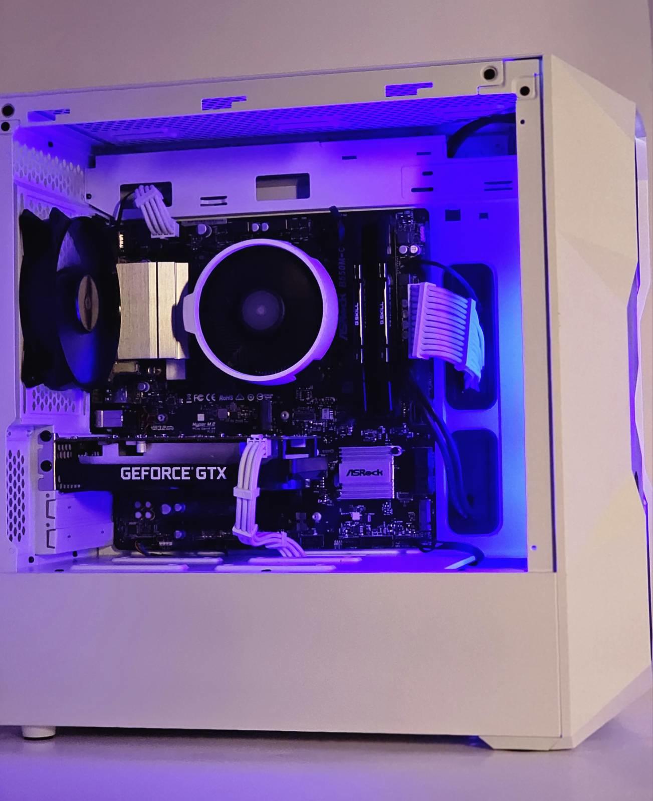 BUDGET ⚫OREO BEAST🥛GAMING PC | RYZEN 5 3600 | NVIDIA 1650 | 16GB | 1TB | WIN 11 | WIFI/BT