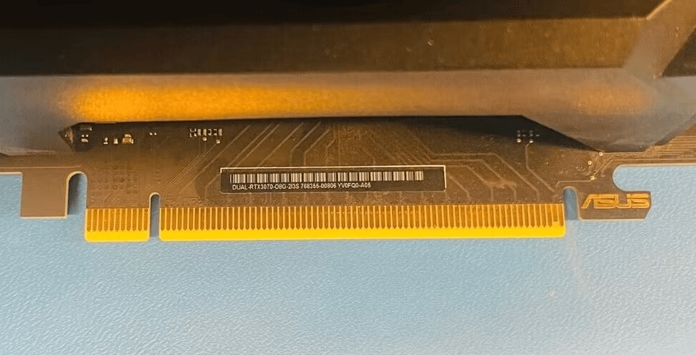 ASUS DUAL GeForce RTX 3070 8GB GDDR6 Graphics Card Non-LHR