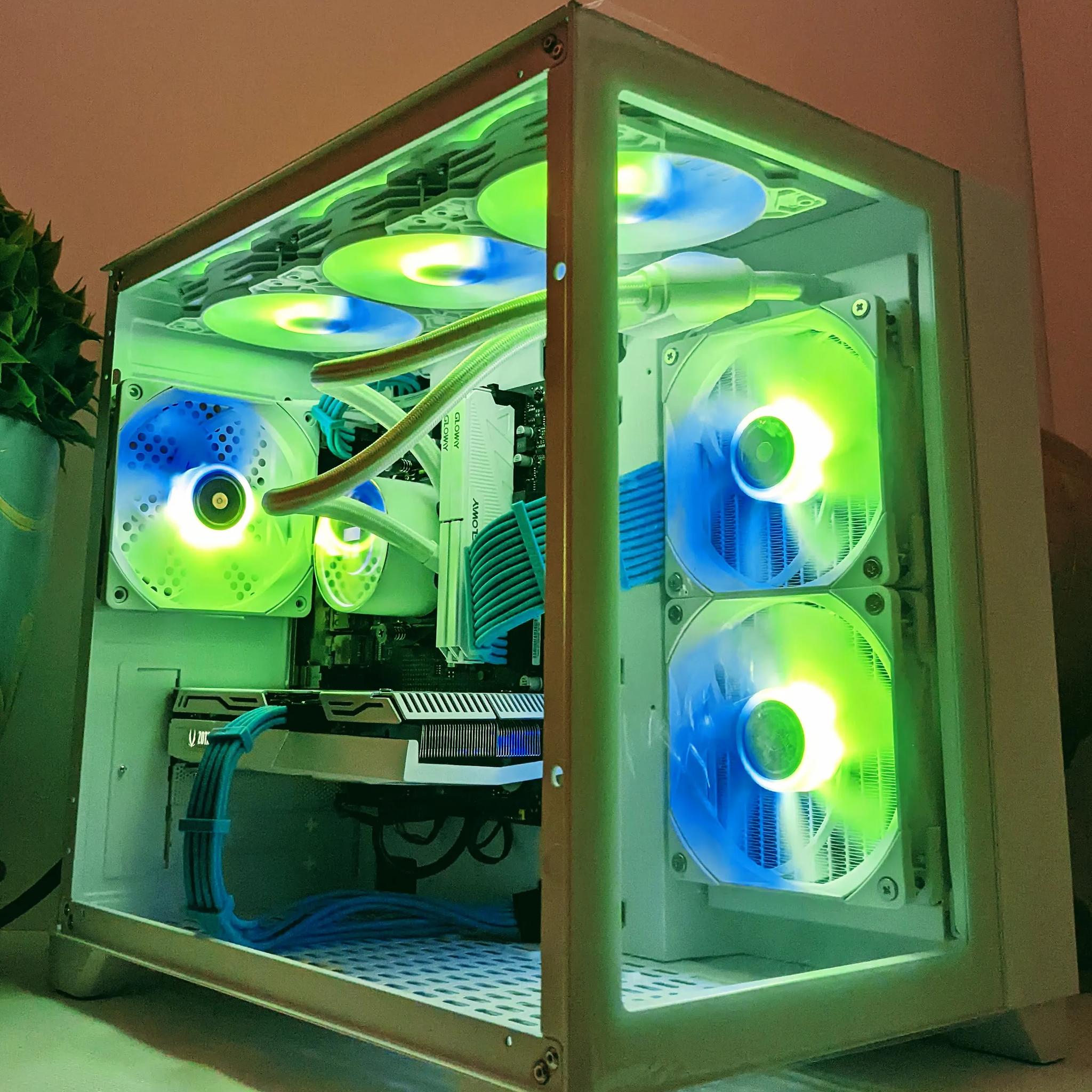 (Liquid🌊Cooled) ⚪️Gaming PC| RTX 3060TI | Ryzen 5@4GHz| 16GB Gloway DDR4 RAM| 800GB SSD| Windows 11