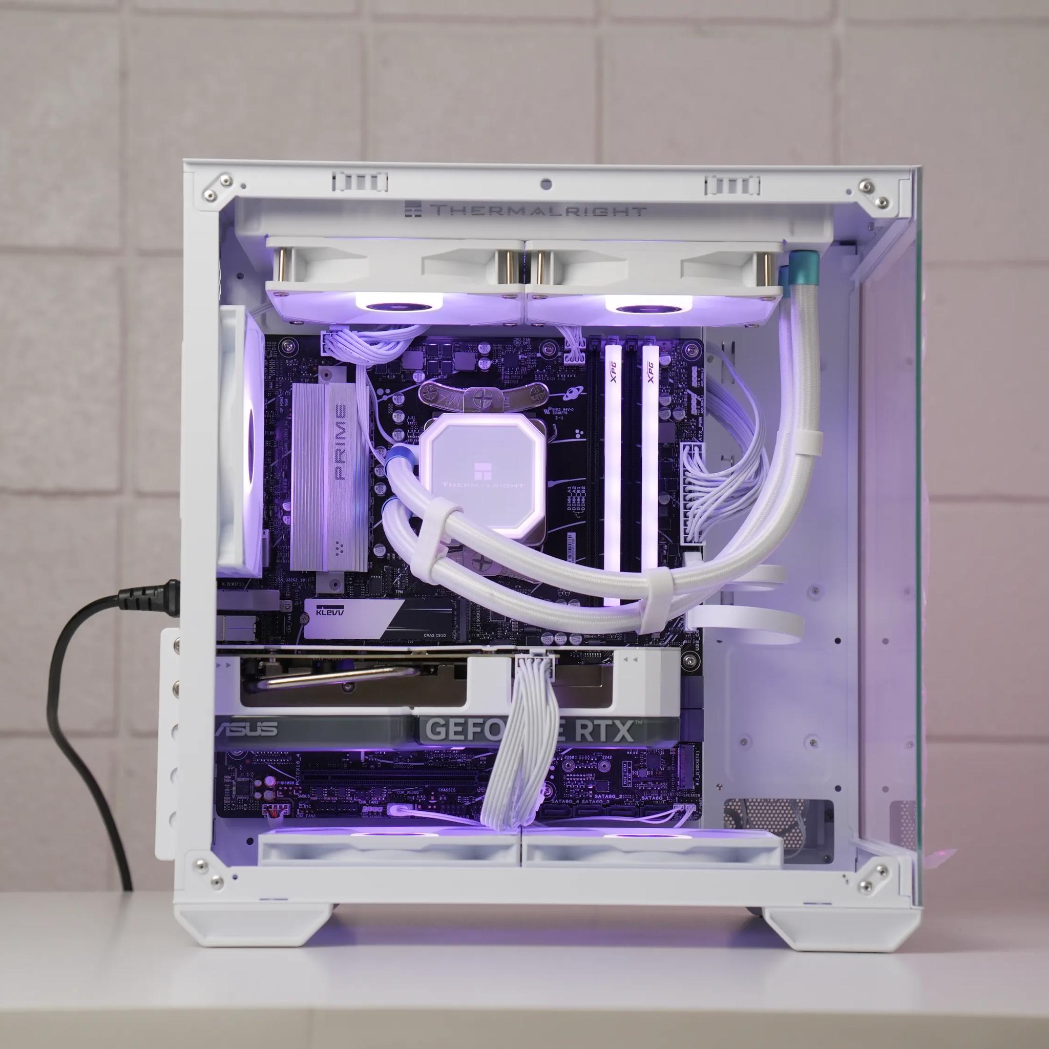 Liquid Cooled Gaming PC | RYZEN 5 7600 | RTX 4060 | 32GB DDR5 | 1TB SSD | WiFi + BT | Windows 11 |