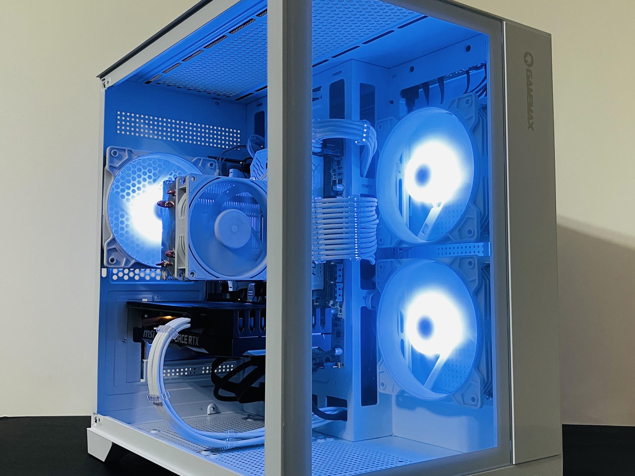 ❄️White Gaming PC wRGB - Intel Xeon 6-cores ● 16GB RAM ● 512GB SSD ● RTX 2060 ● Great Value 1080p