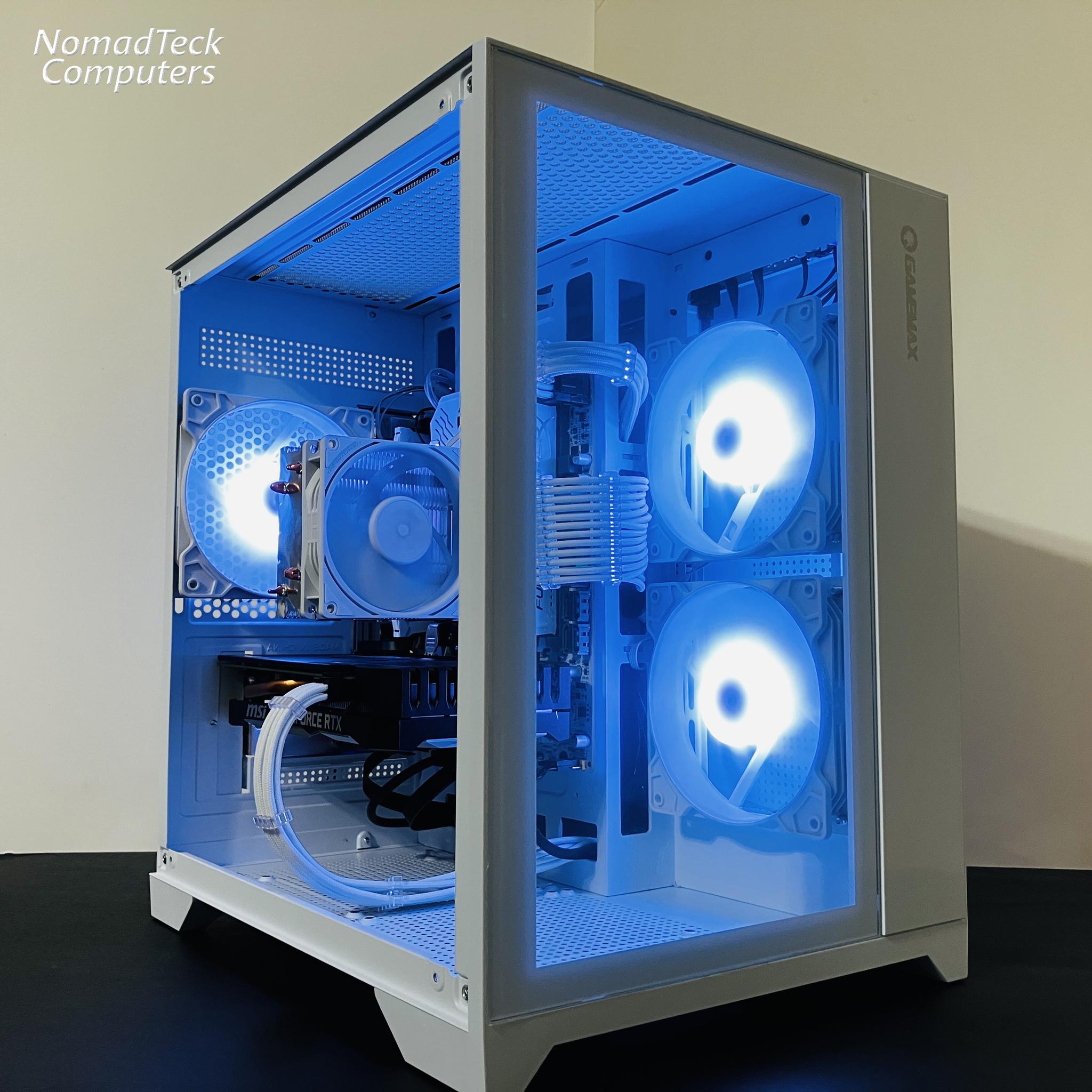 ❄️White Gaming PC wRGB - Intel Xeon 6-cores ● 16GB RAM ● 512GB SSD ● RTX 2060 ● Great Value 1080p