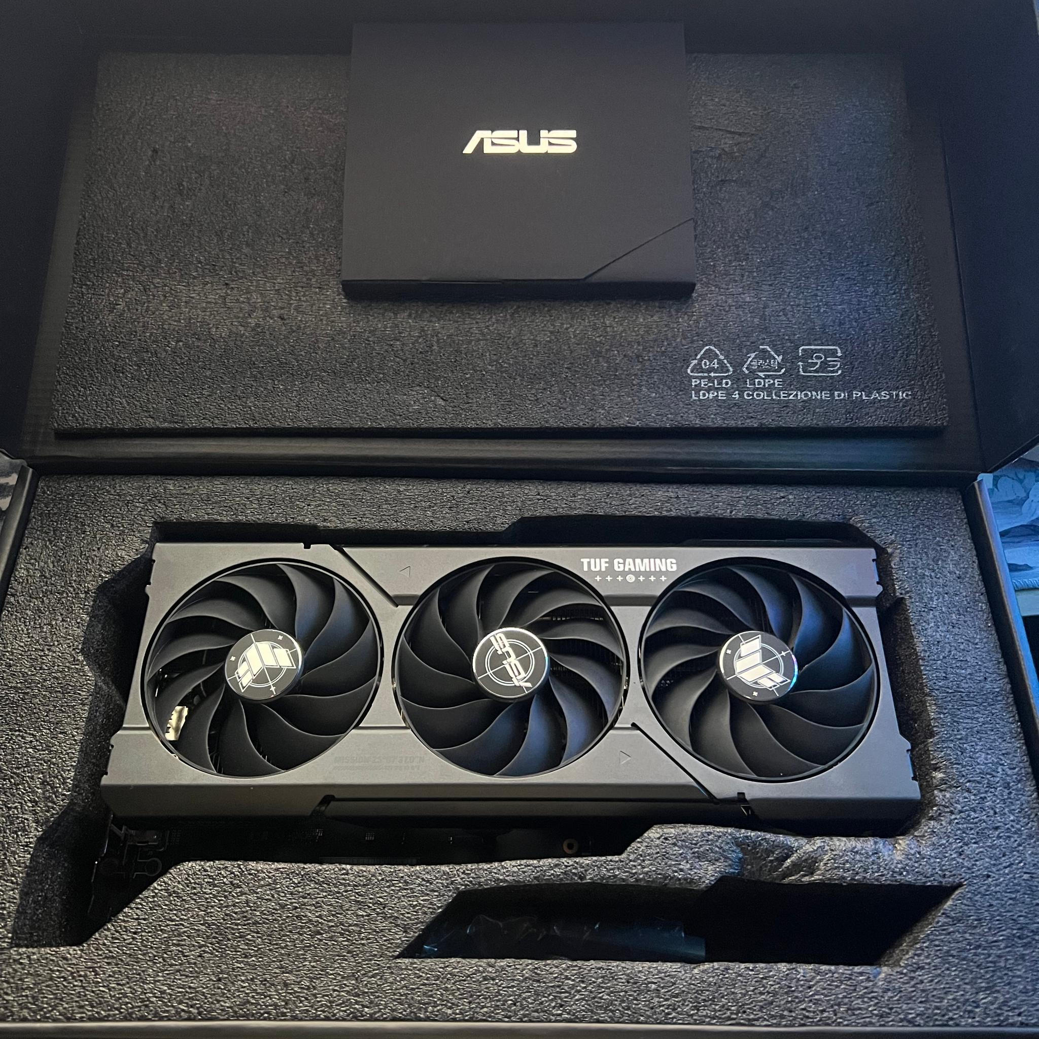 ASUS TUF Gaming GeForce RTX 4060 Ti OC 8GB RGB Ray Tracing GPU-Original Box inc.