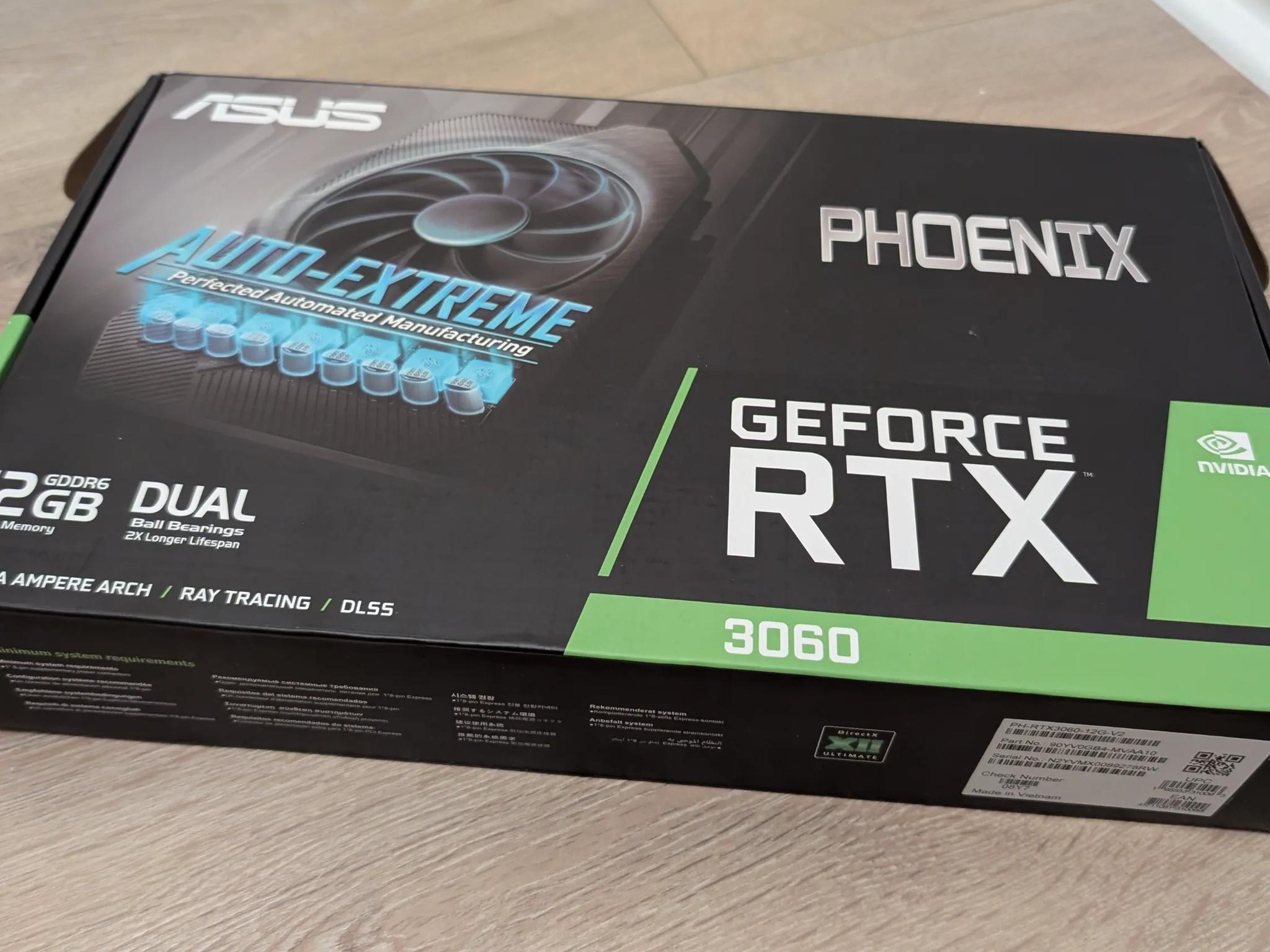 Asus Nvidia GeForce RTX 3060 12GB