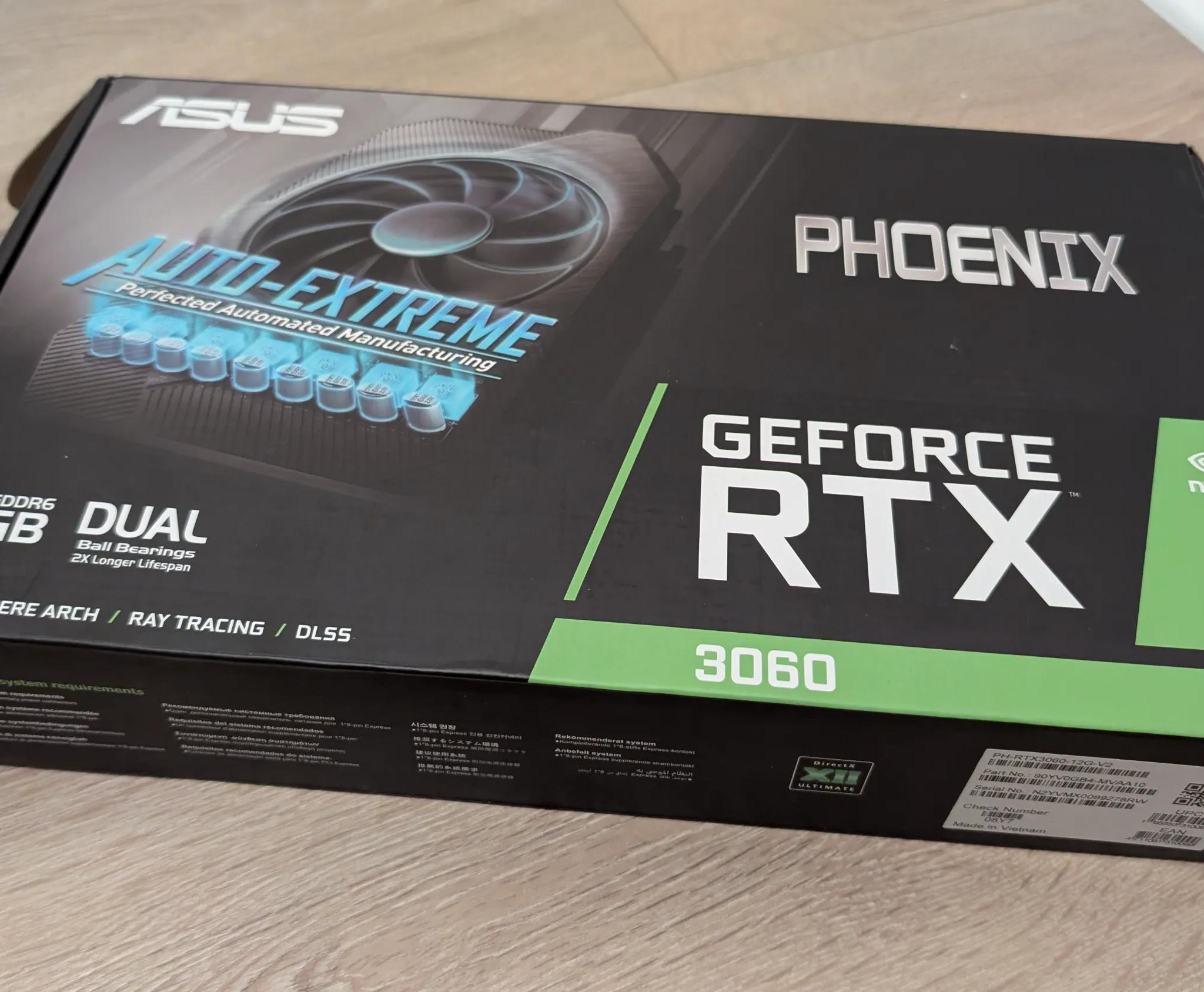 Asus Nvidia GeForce RTX 3060 12GB