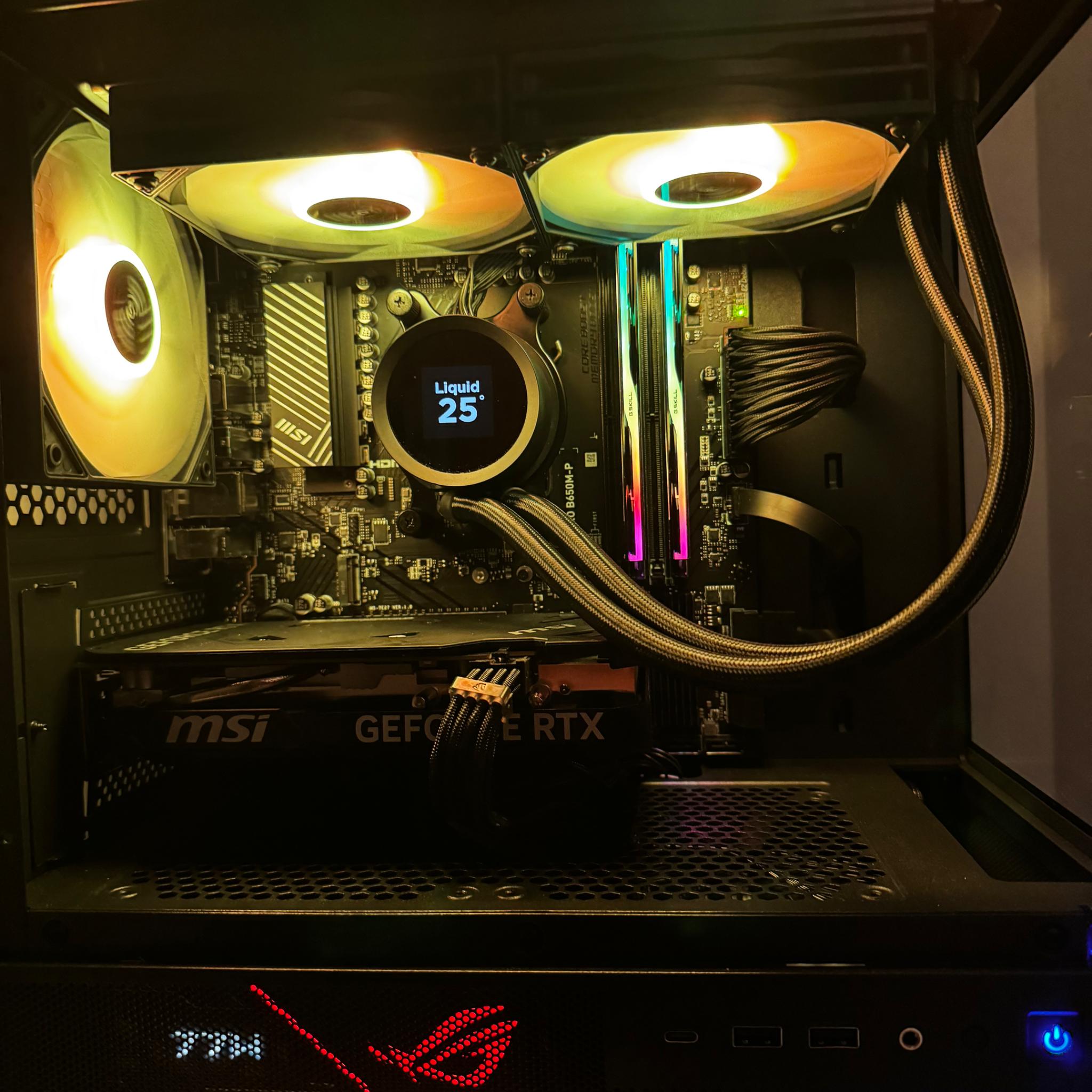 🏴AM5 DARK KNIGHT🏴 | RYZEN 7600X | NVIDIA RTX 4060 |32GB DDR5 | 1TB SSD | WIFI/BT | WIN 11