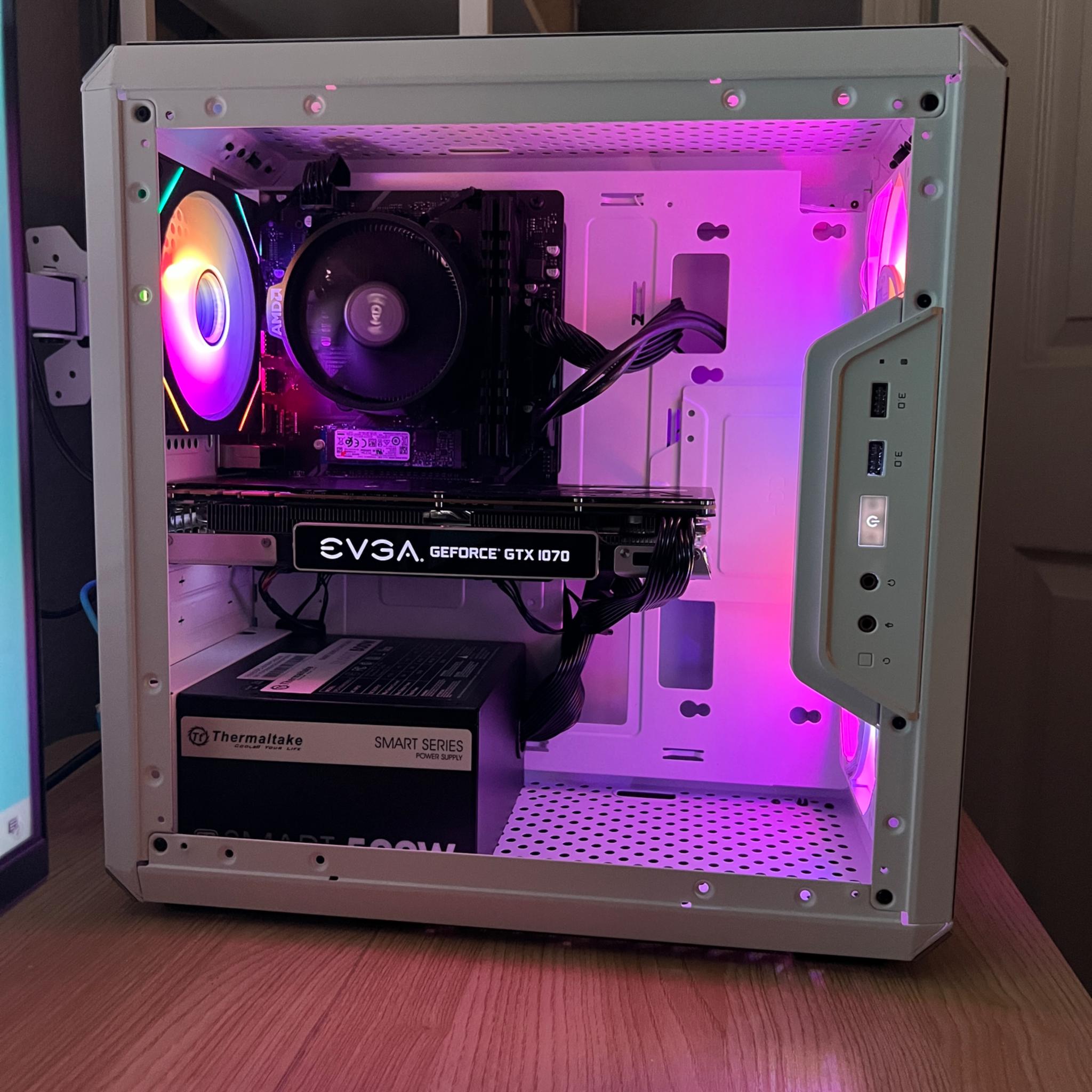 Budget Gaming PC - GTX 1070, Ryzen 5 2600, 16gb, 512gb NVME
