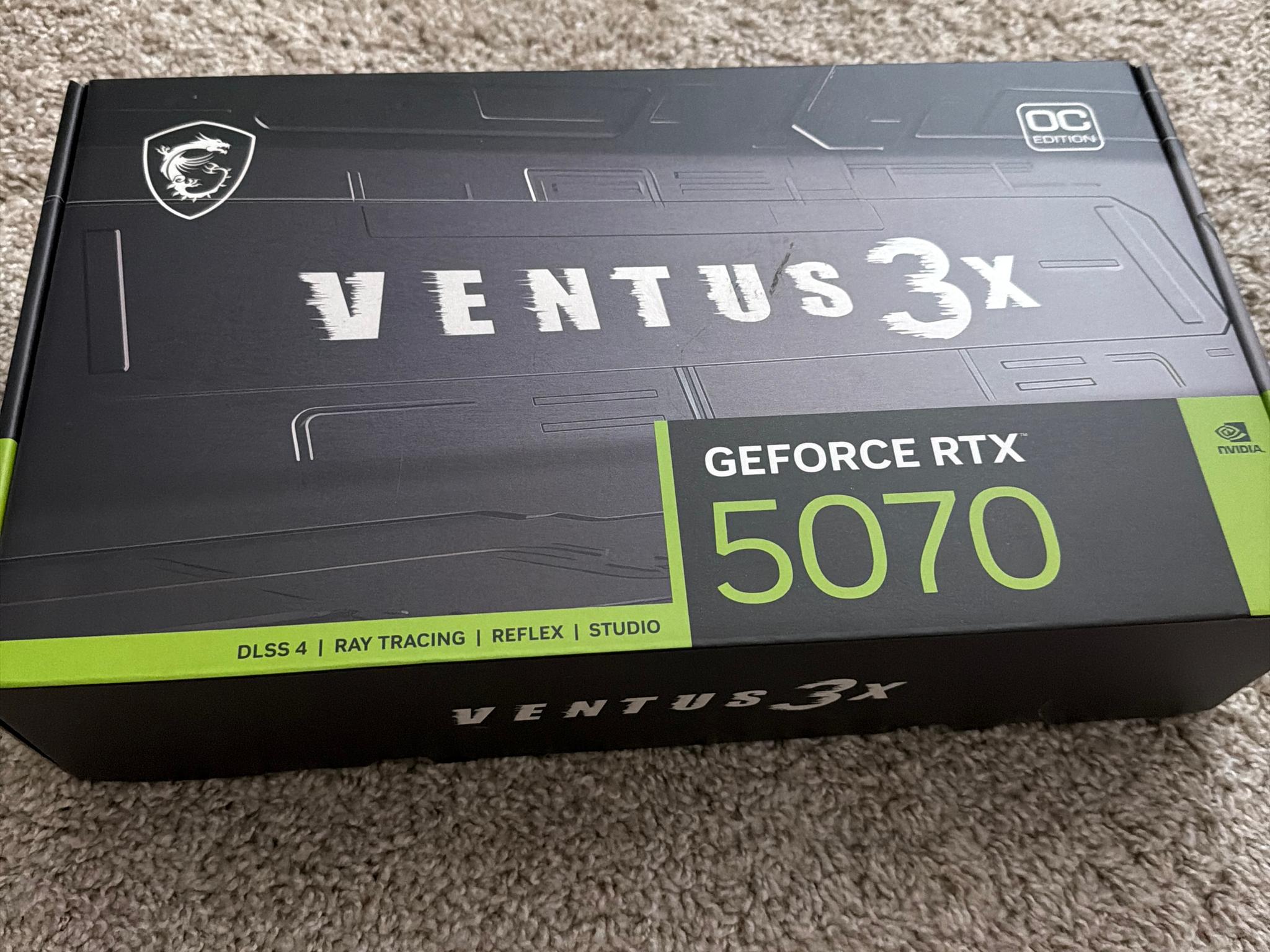 MSI GeForce RTX 5070 12G VENTUS 3X OC