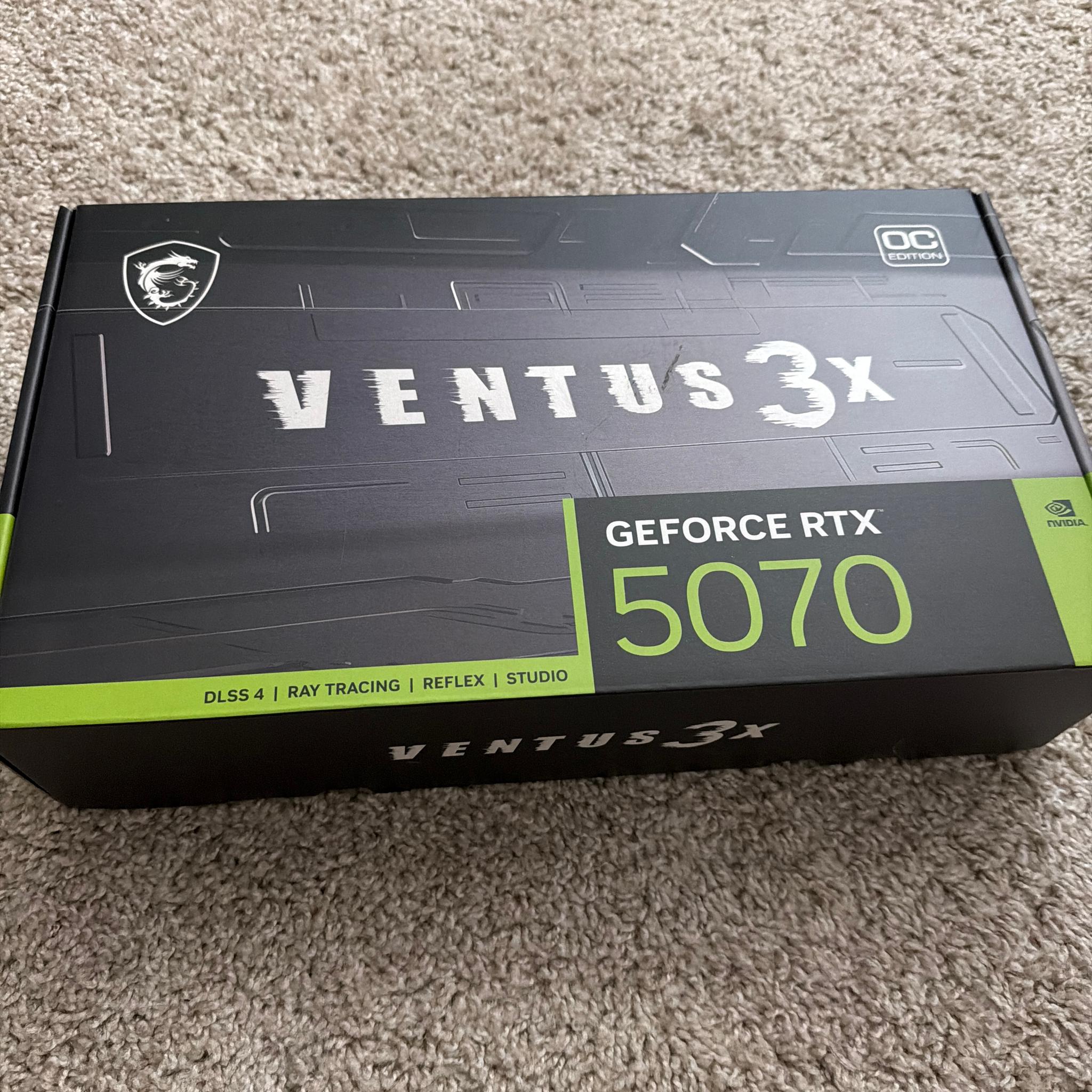 MSI GeForce RTX 5070 12G VENTUS 3X OC