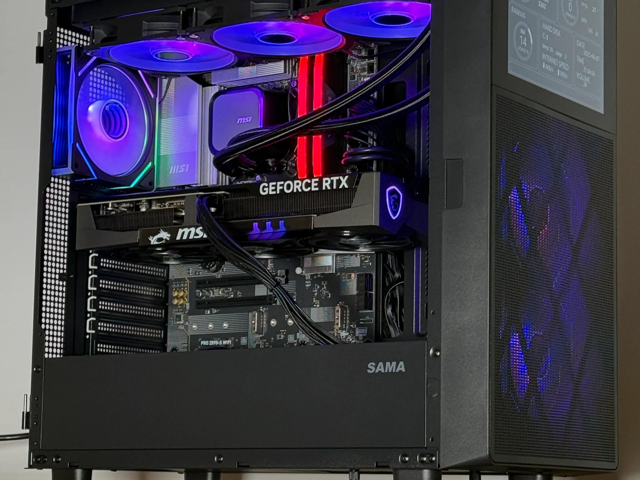 RTX 5070 Intel Core Ultra 7 265k Gaming PC
