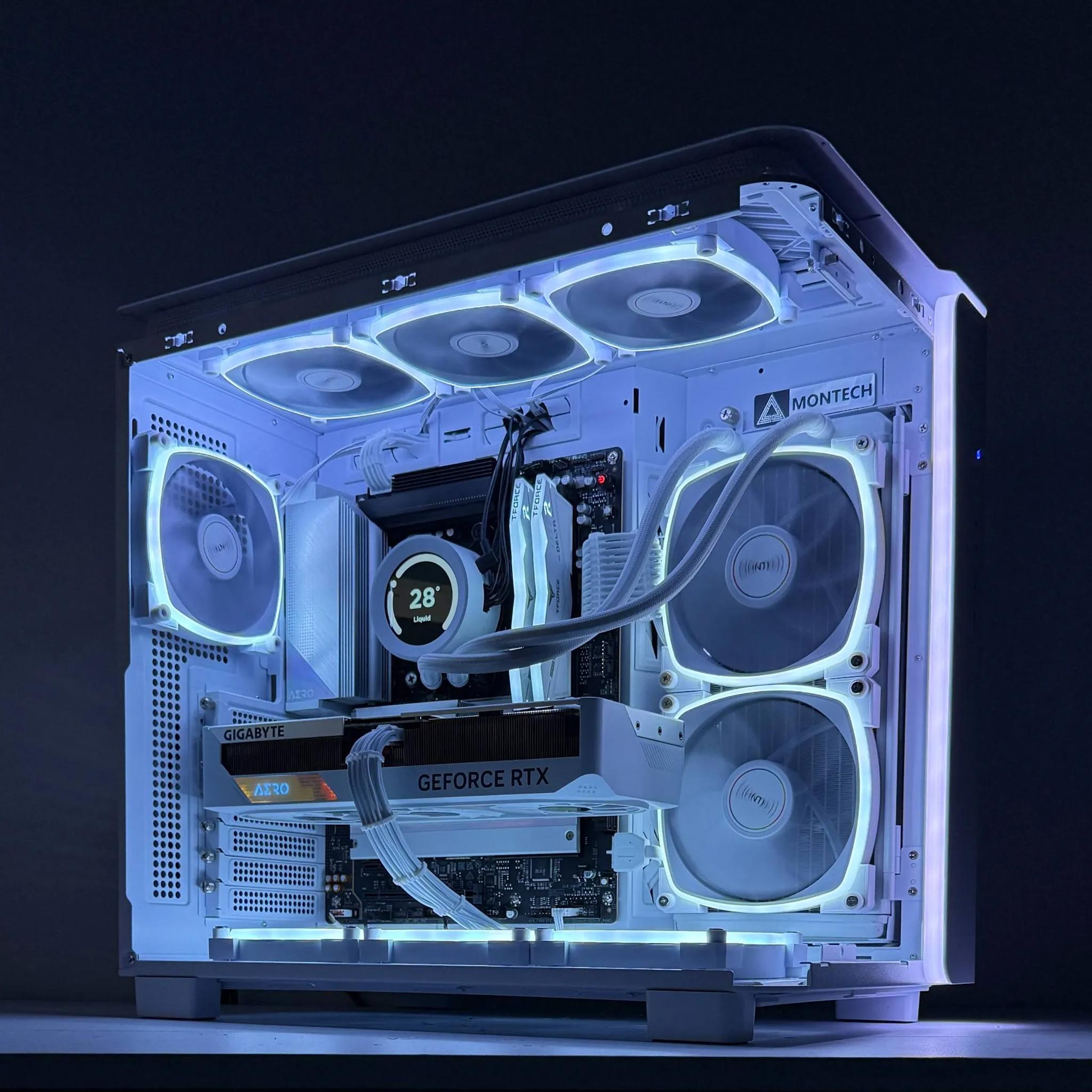 🌨 Blizzard 🌨  | 4k Streaming PC | Ryzen 7 7800X3D | Gigabyte RTX 4070 Ti | 32GB DDR5 6000MHz