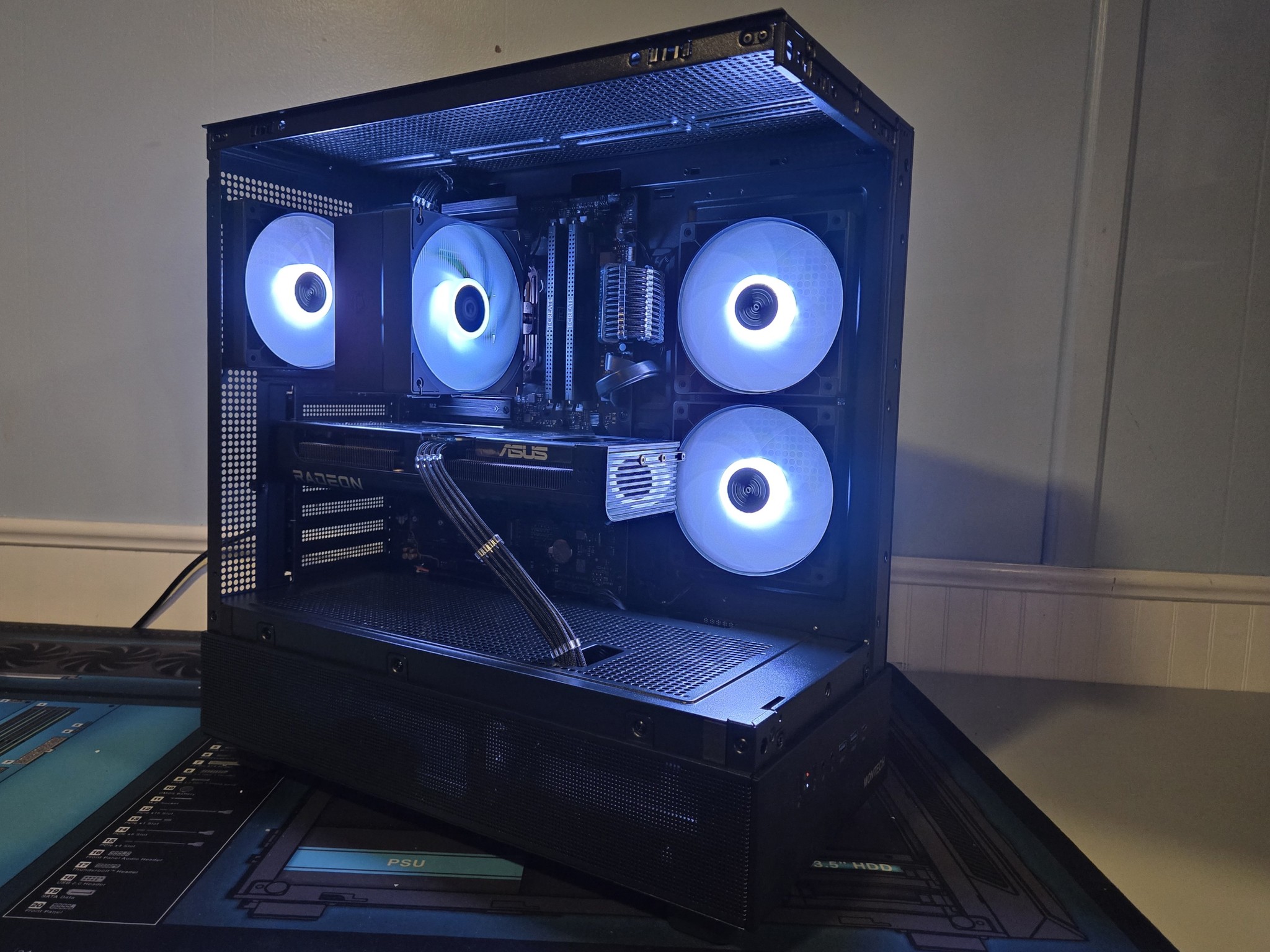 🖥️ Tuf Prime 1080p/1440p Gaming PC | Ryzen 5 9600X|RX 9060XT 16GB | 16GB DDR5 |1TB NVME|Wifi/BT 🖥️