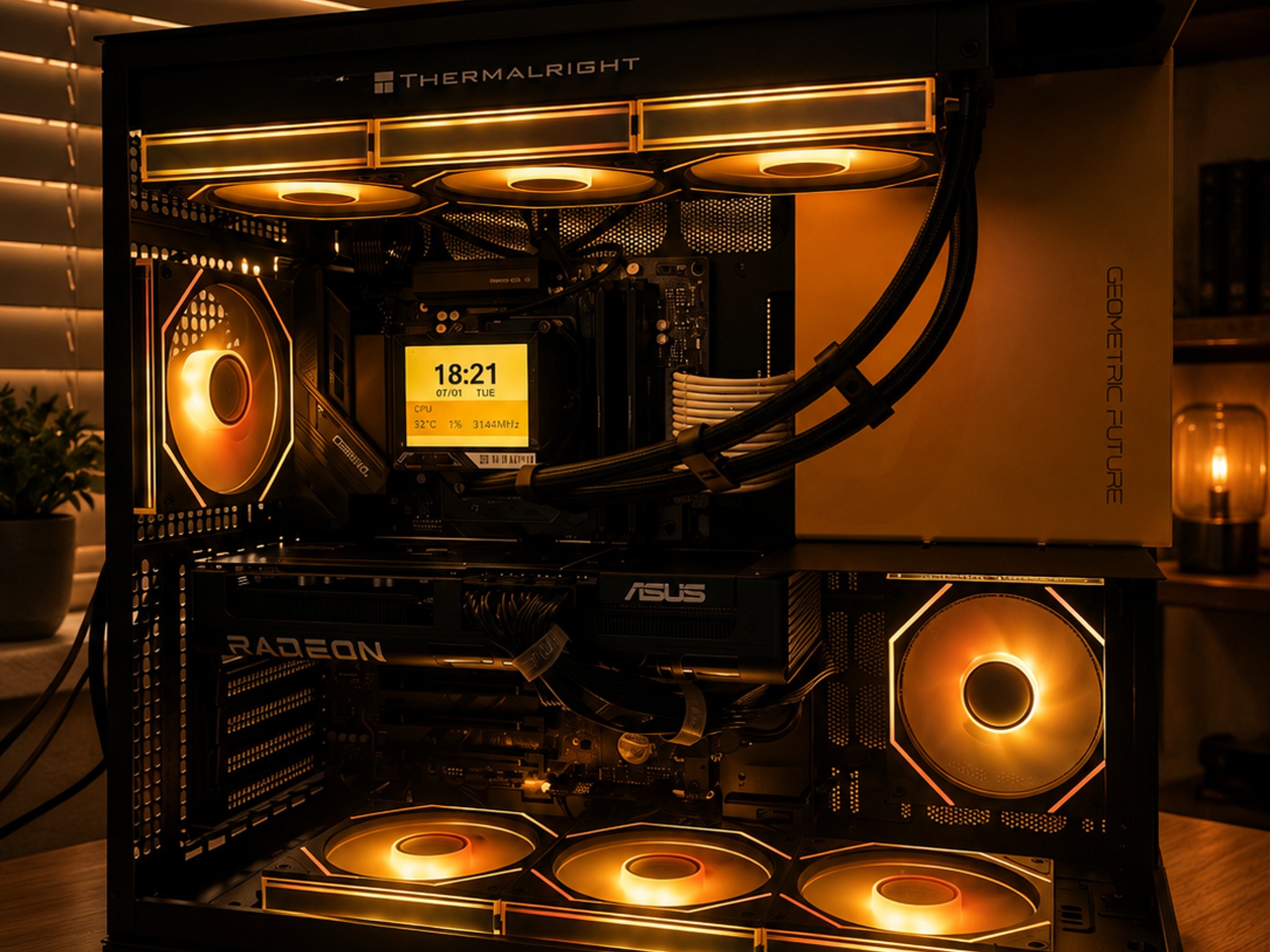 Radeon RX 9070 XT Custom Gaming PC - Ryzen 7 7800X3D, 48GB RAM, 2TB NVMe SSD