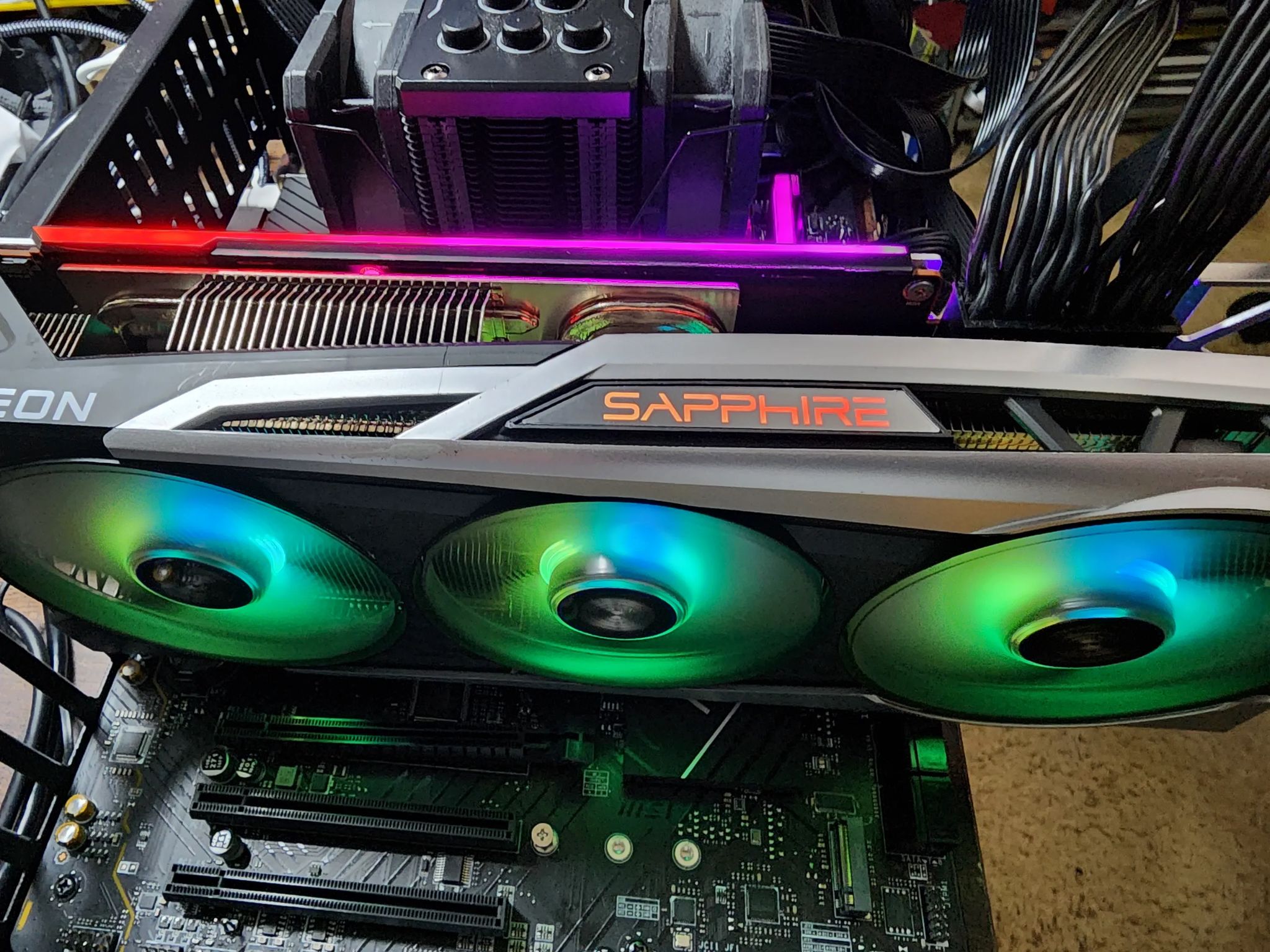 AMD Sapphire Nitro + 6800xt 16GB For Parts or Repair Not Working NO POST